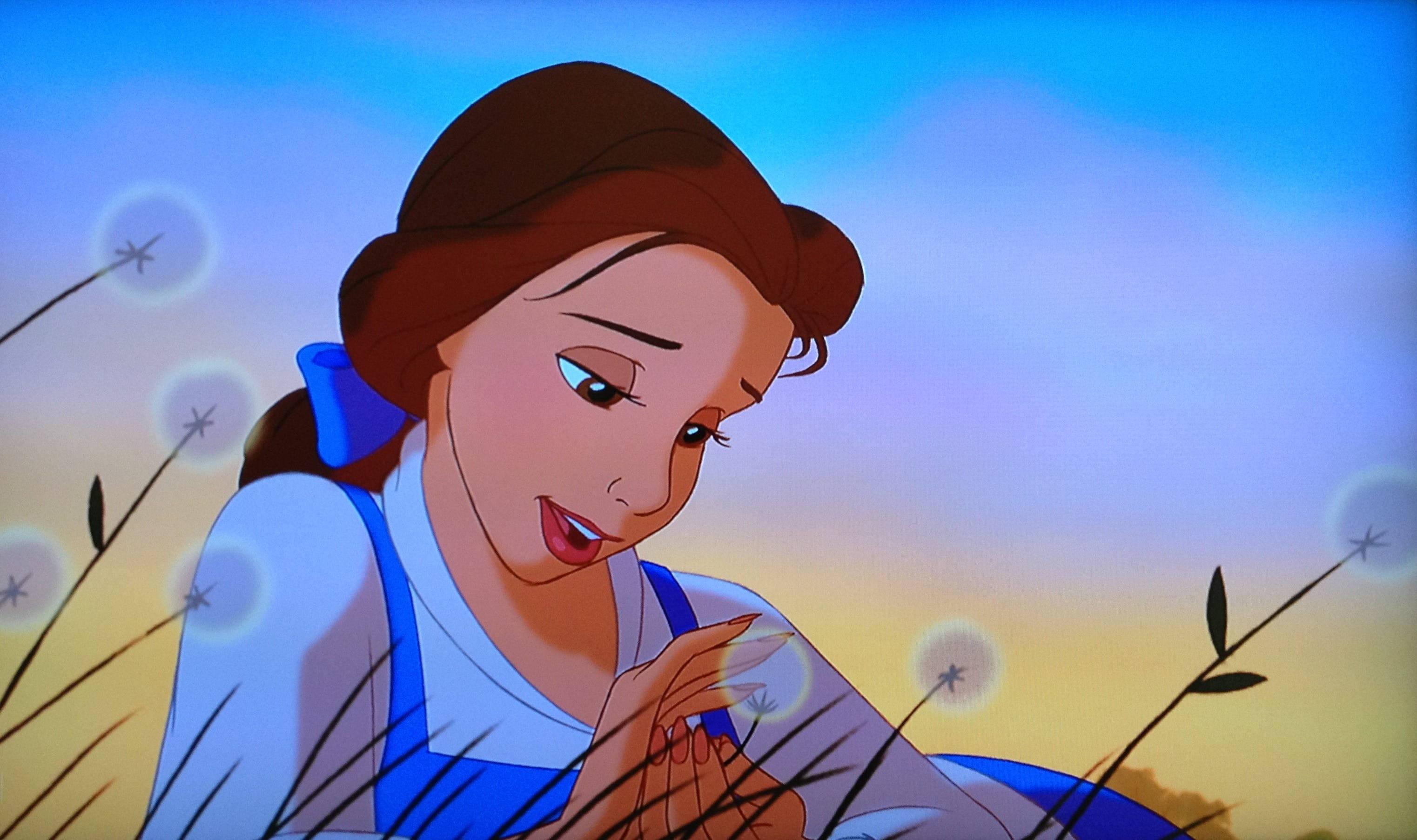 Cartoon Disney Princess Belle — 3045x1806 wallpaper