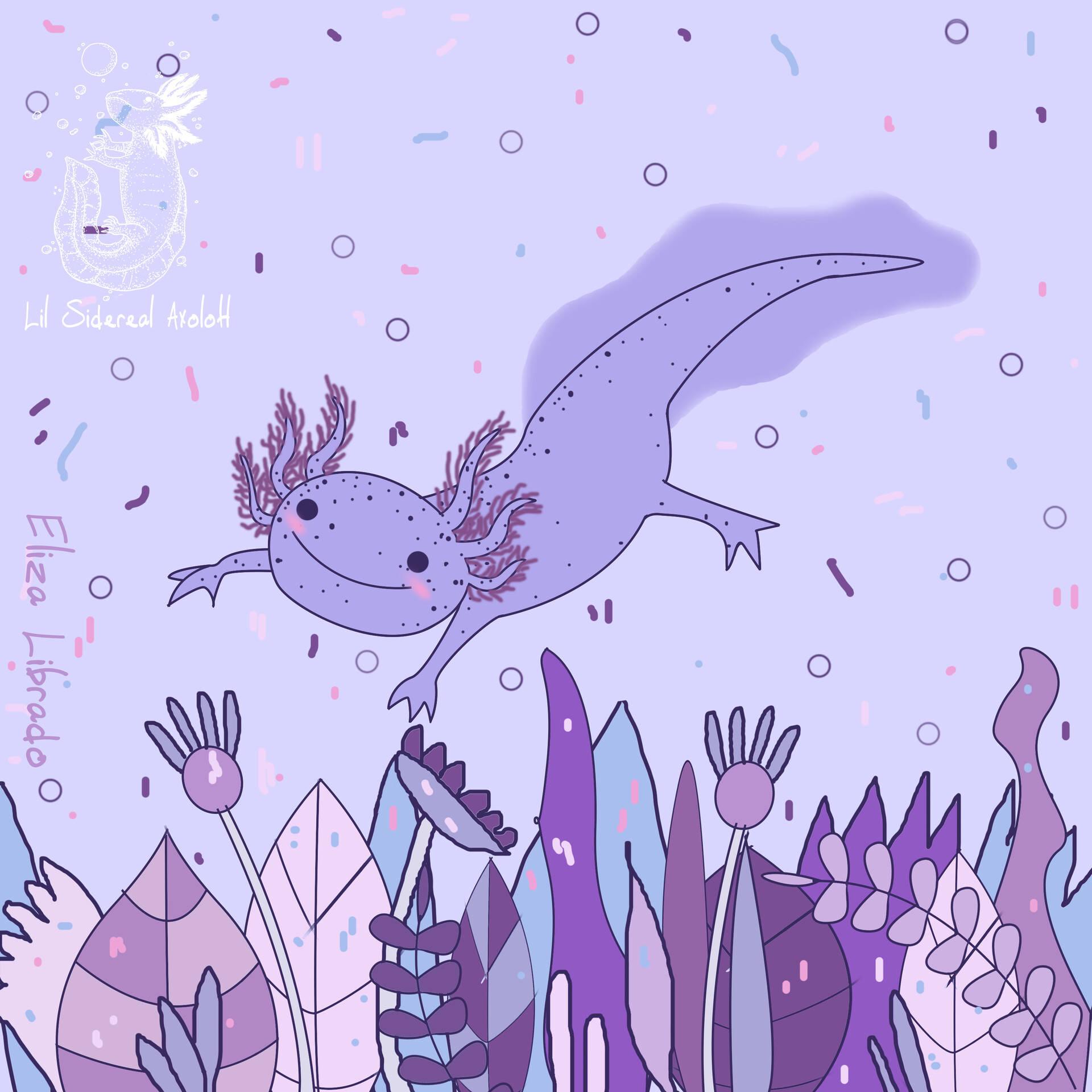 Cartoon Fan Art Axolotl — 1920x1920 wallpaper