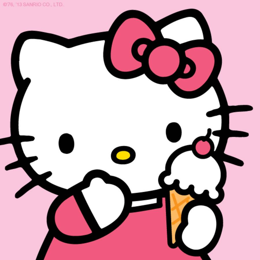 Cartoon Hello Kitty PFP Ice Cream — 900x900 wallpaper