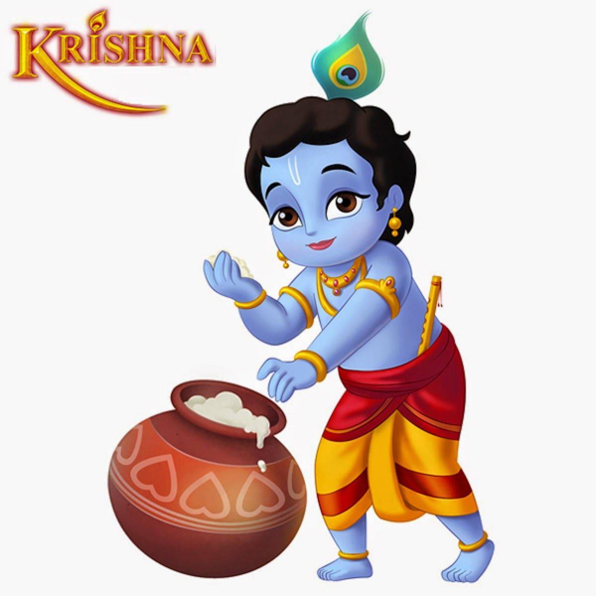 Cartoon Krishna Aur Kans — 1200x1200 wallpaper