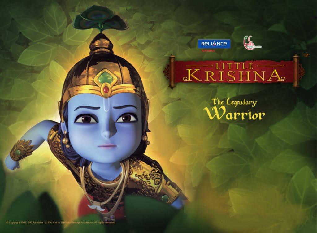 Cartoon Krishna Warrior — 1024x753 wallpaper