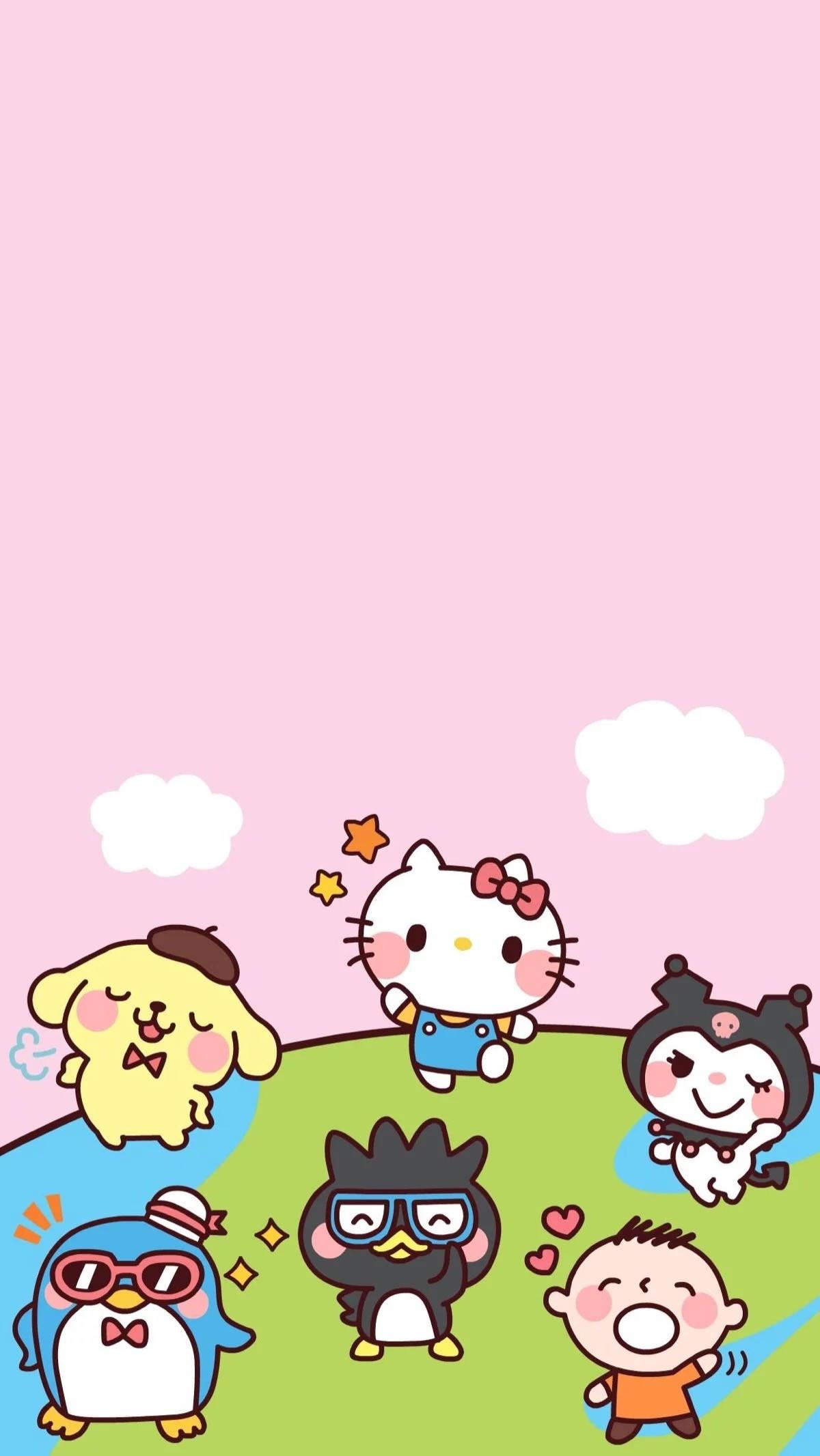 Cartoon Kuromi With Friends