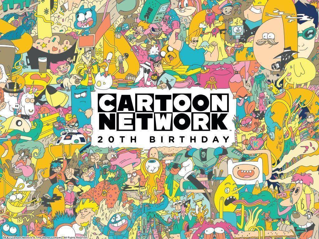 Cartoon Network 20th Birthday Art — 1024x768 wallpaper