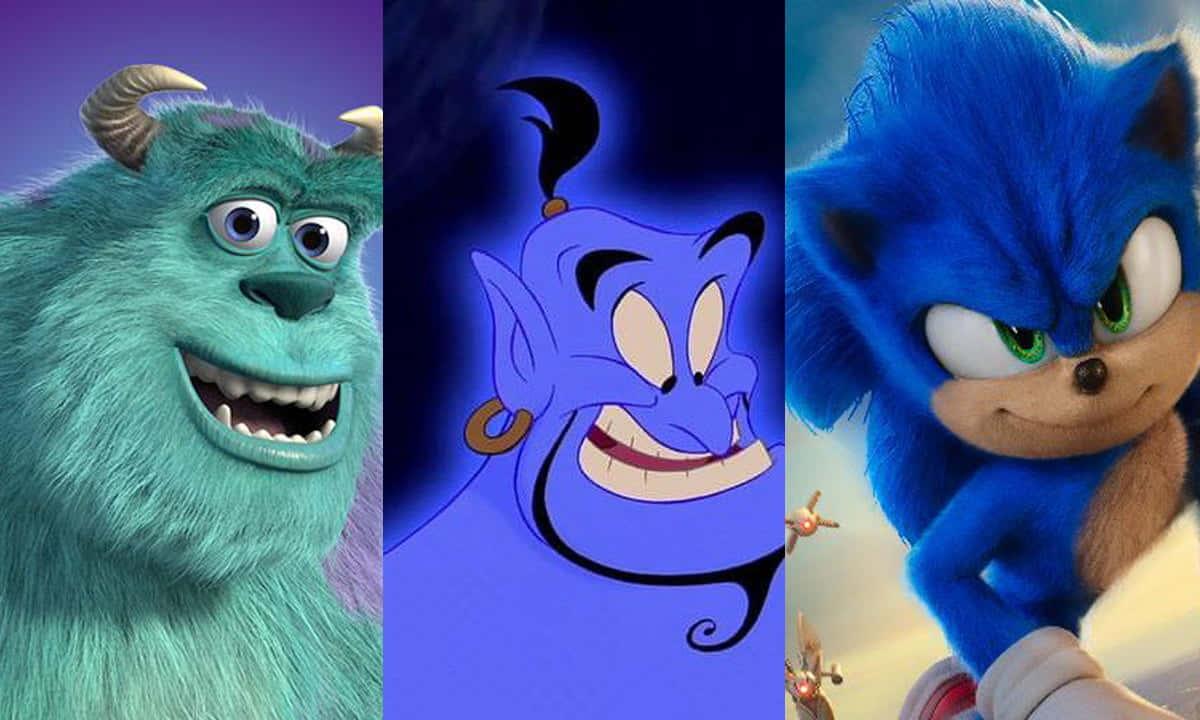 Cartoon Sulley, Genie, And Sonic Picture — 1200x720 wallpaper