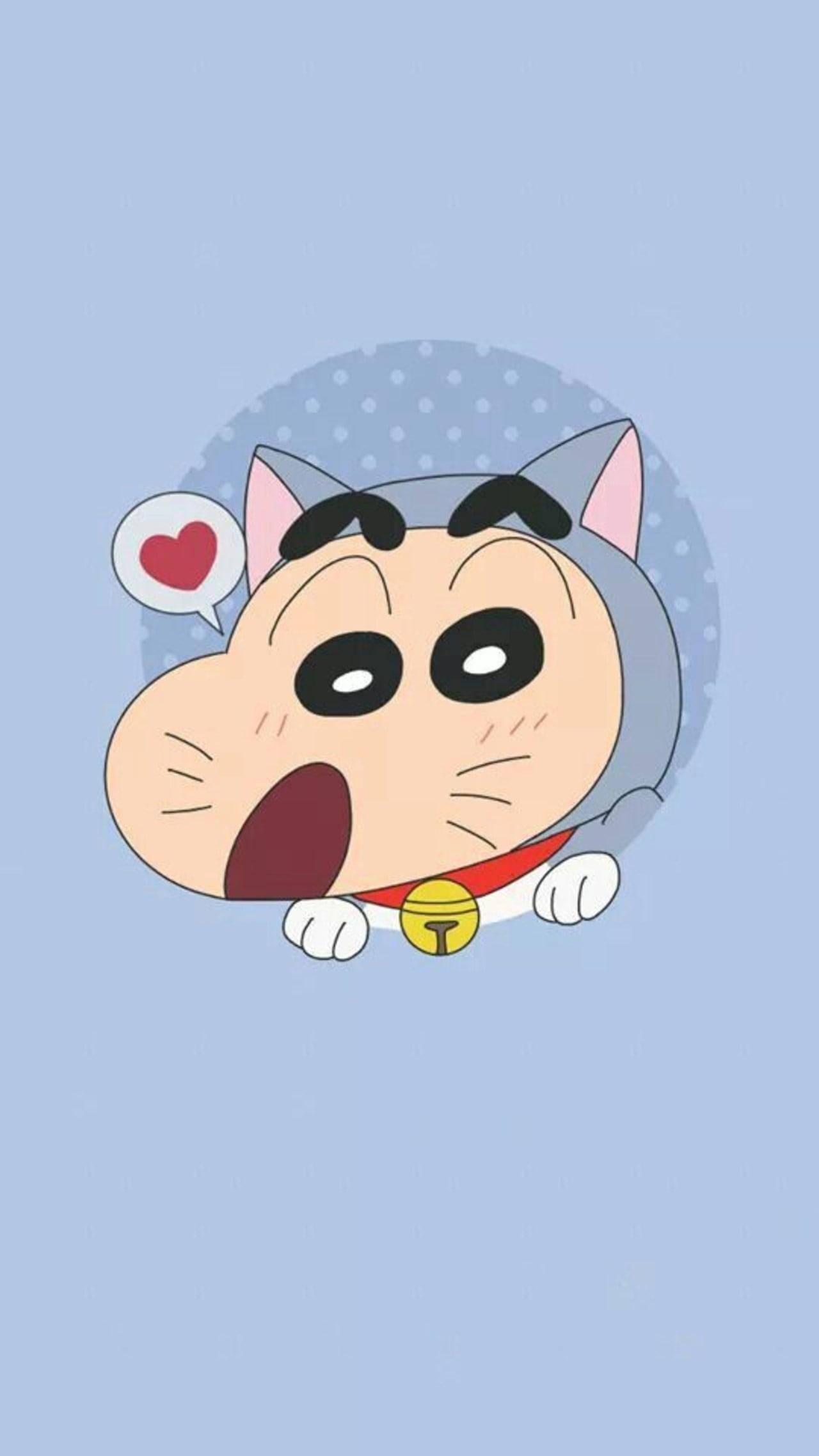 Cat Shinchan Aesthetic — 1280x2276 wallpaper