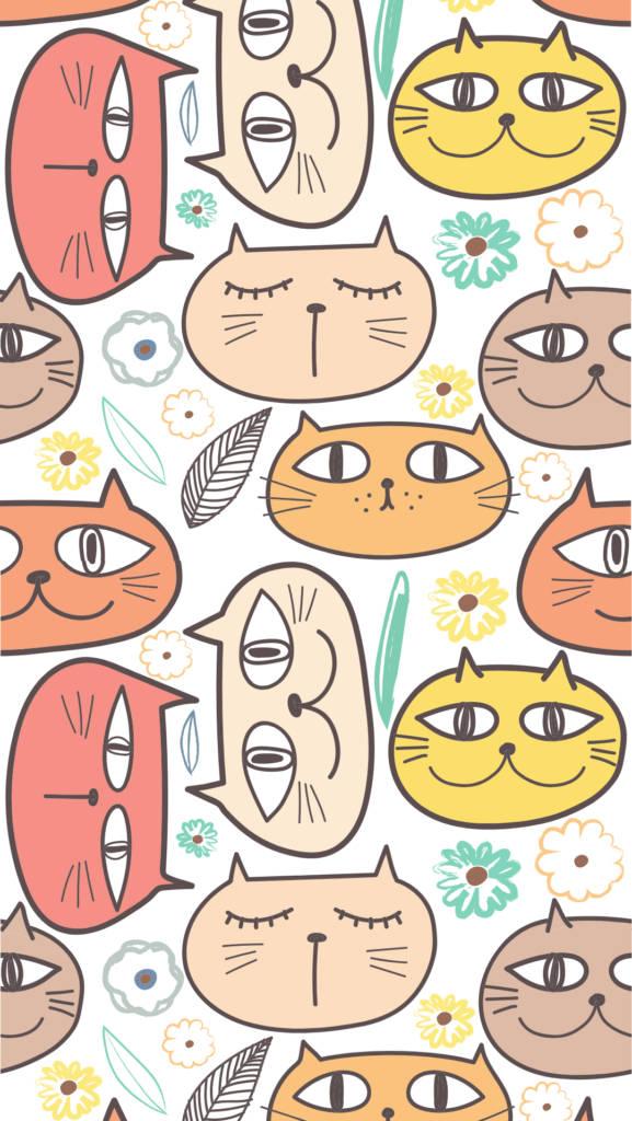 Cats Girly iPhone — 577x1024 wallpaper