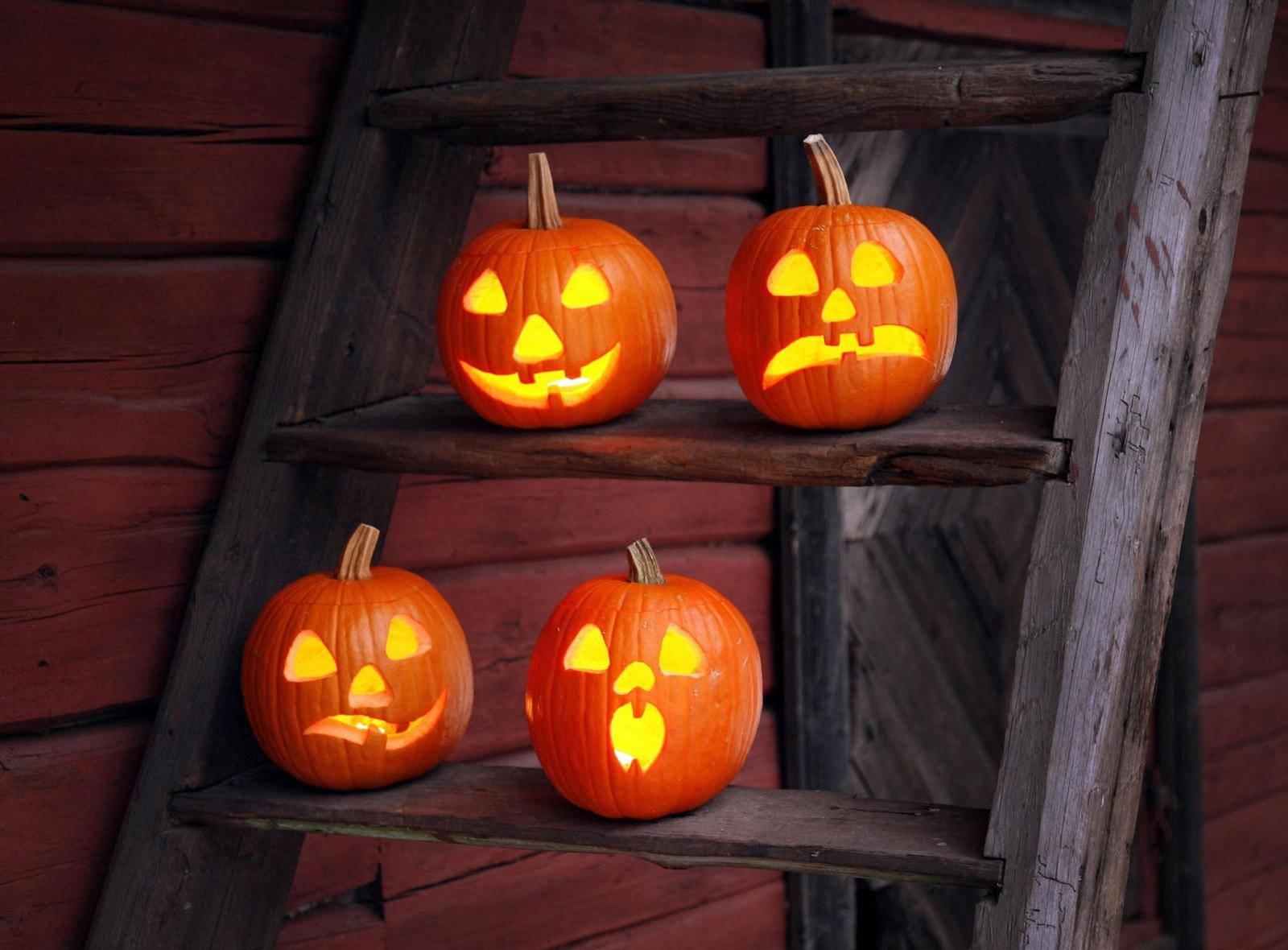 Celebrate Halloween with Fun and Funny Pumpkins — 1600x1180 wallpaper