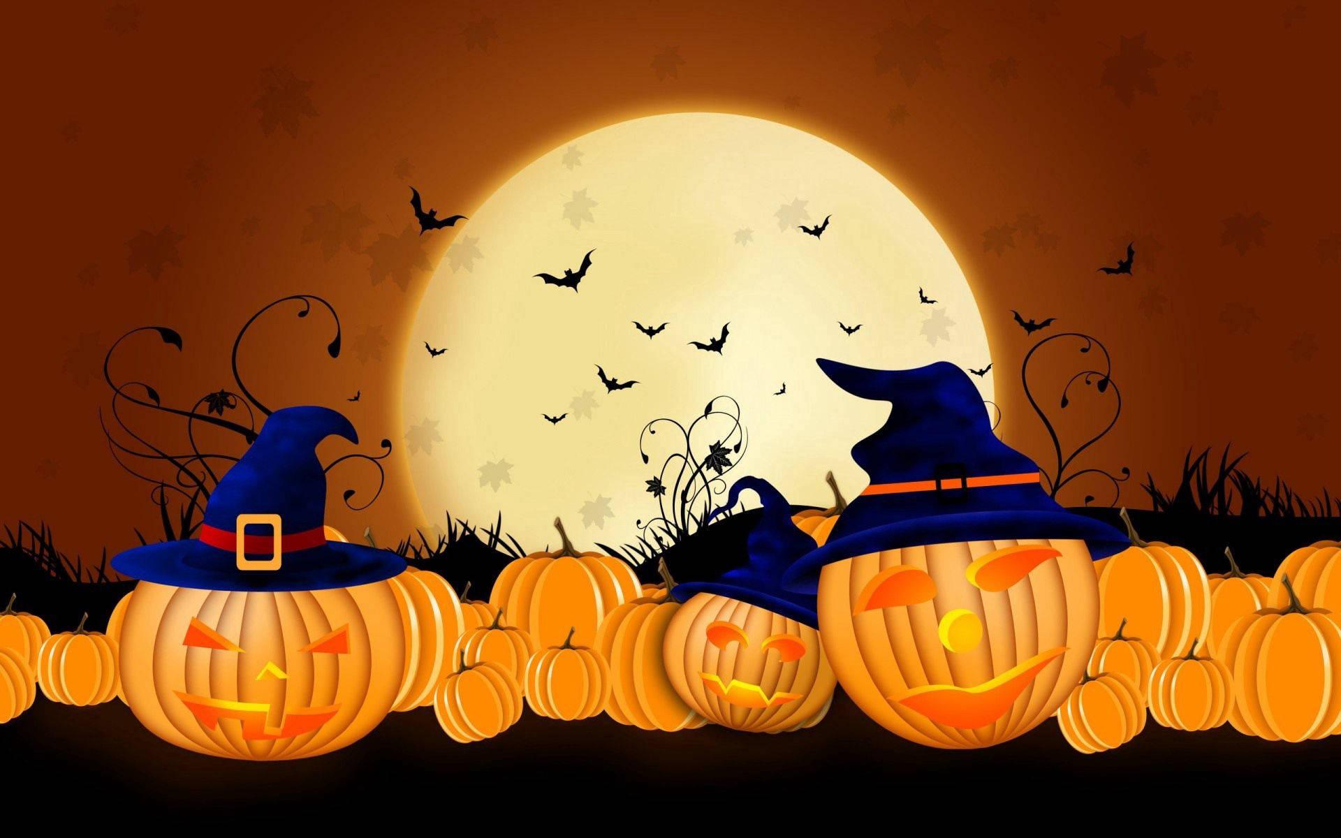 Celebrate the Magic of Halloween with Colorful Pumpkins! — 1920x1200 wallpaper