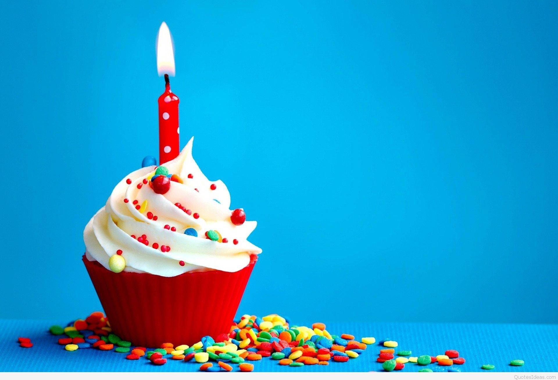 Celebrate with a special cupcake on your birthday! — 1920x1307 wallpaper