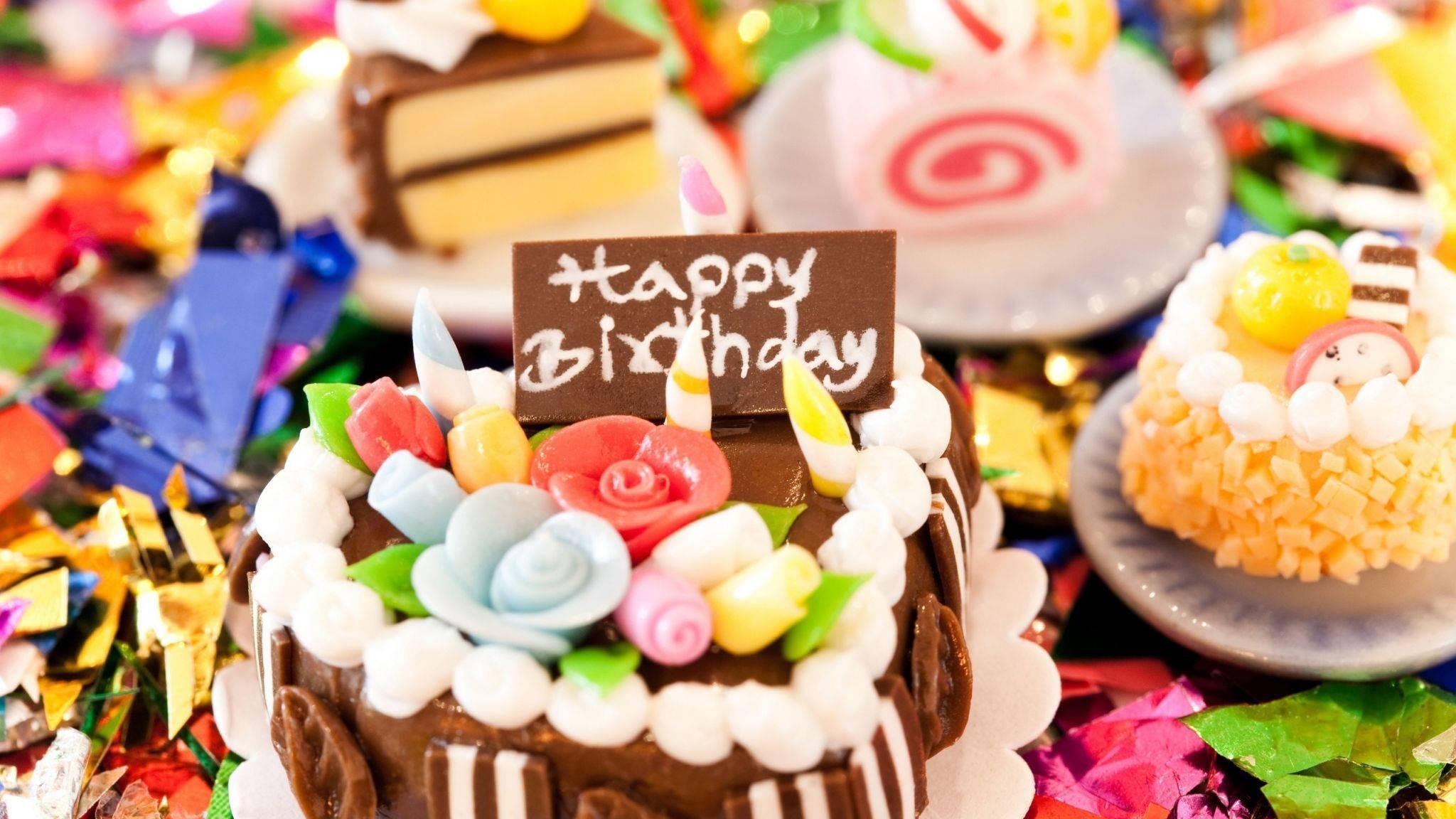 Celebrate with a Sweet Birthday Treat! — 2048x1152 wallpaper