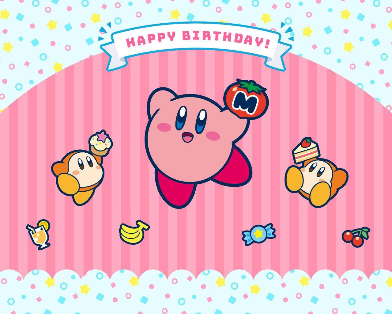 Celebrate Your Special Day With Kirby! — 1280x1024 wallpaper