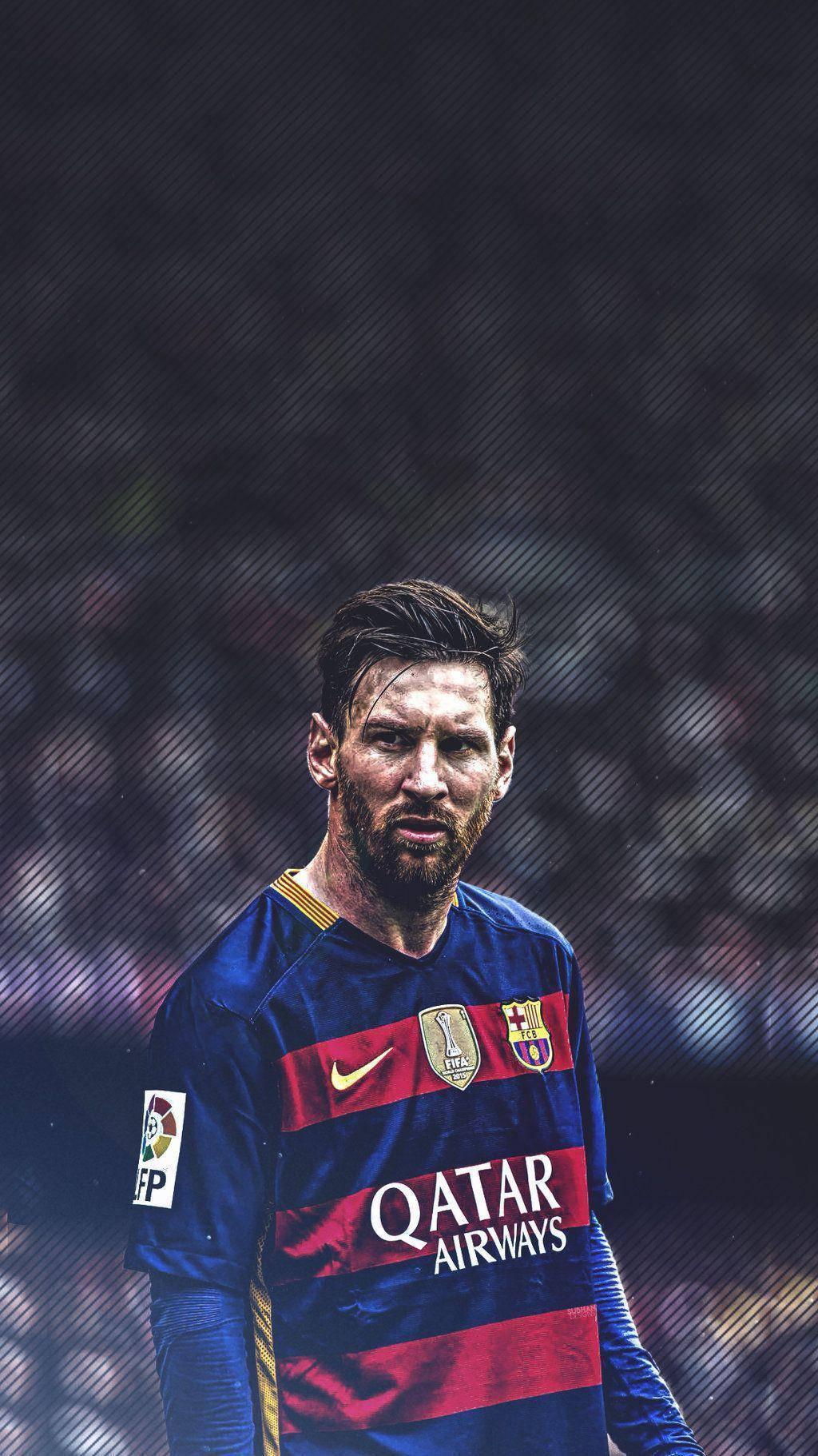 Celebrating Lionel Messi's victory as FIFA Champion of 2015. — 1024x1821 wallpaper
