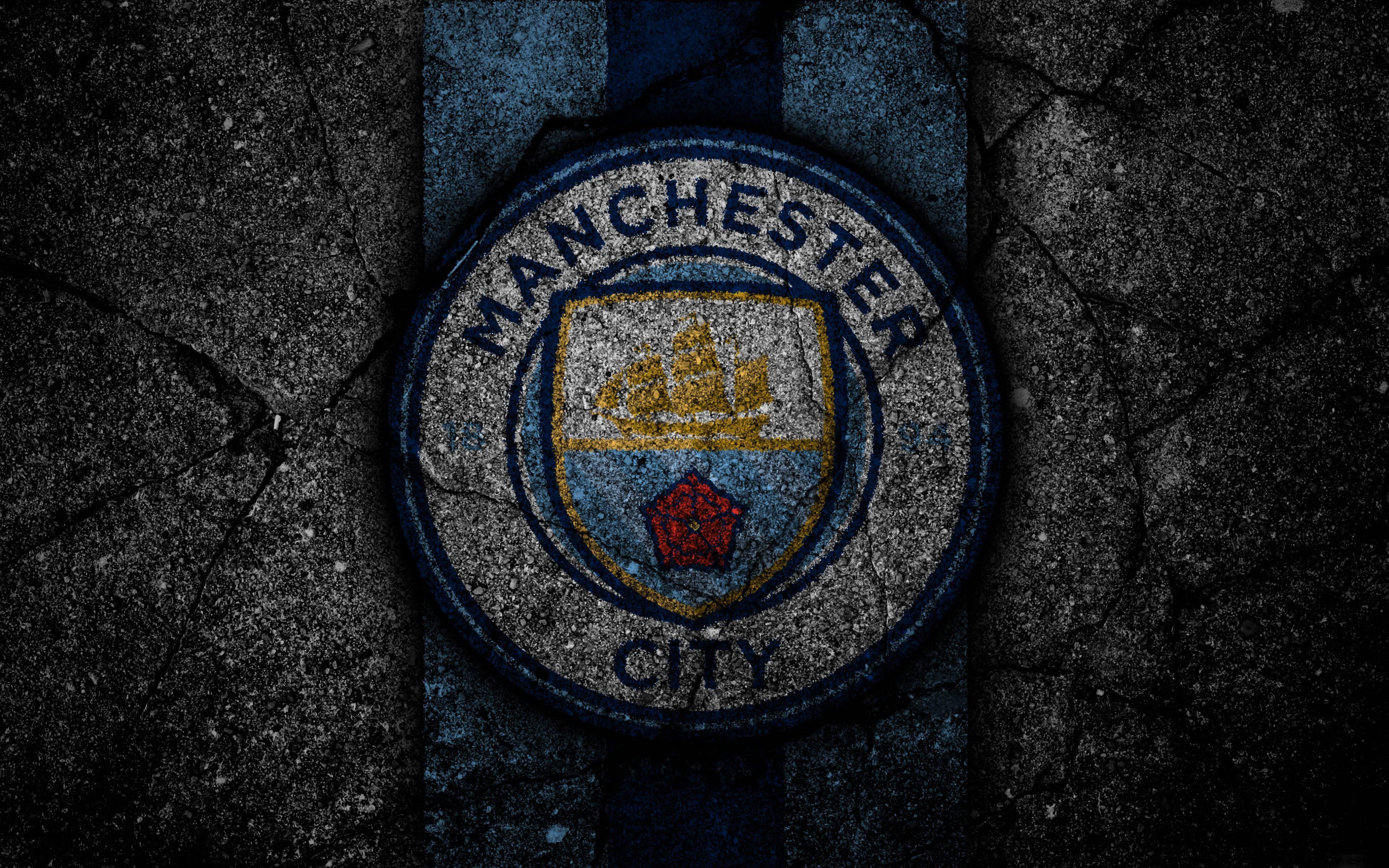 Celebrating Manchester City winning the 2019/2020 Premier League title — 3840x2400 wallpaper