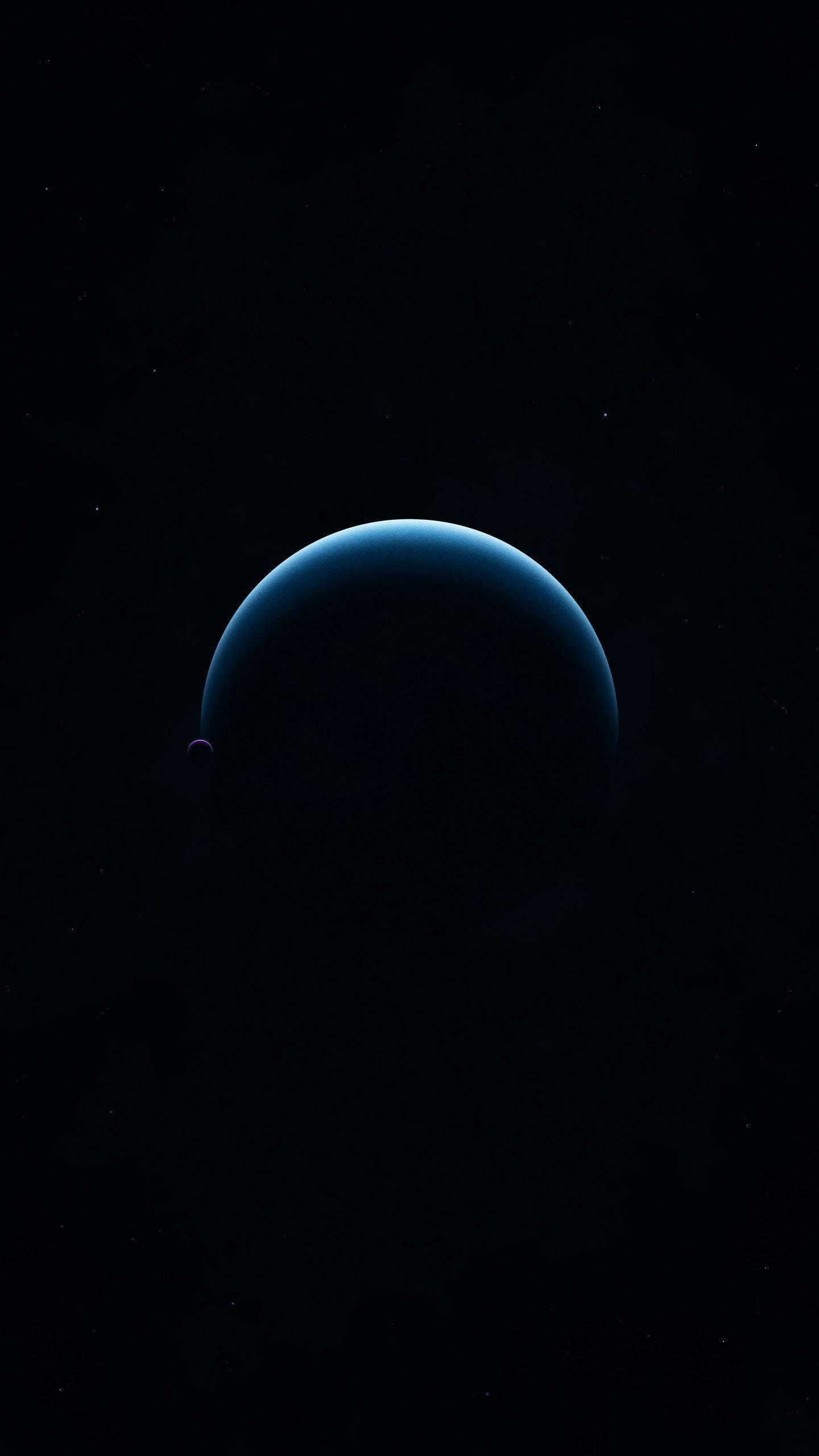 Celestial Amoled Eclipse — 1440x2560 wallpaper