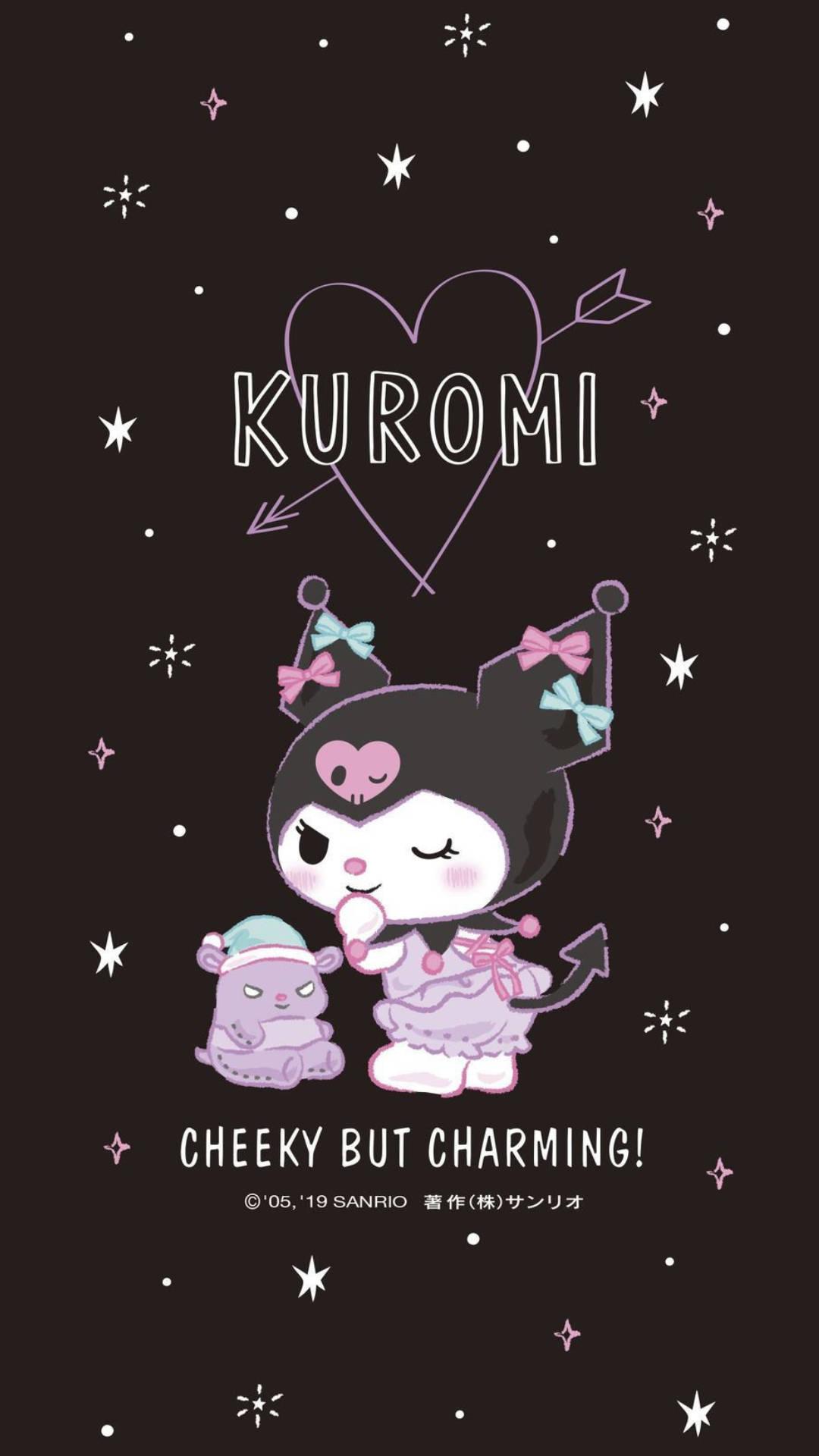 Cheeky But Charming My Melody Kuromi — 1080x1920 wallpaper