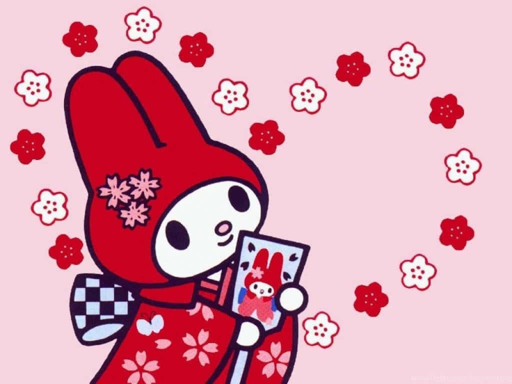 Cheerful and Cute - My Melody — 1024x768 wallpaper