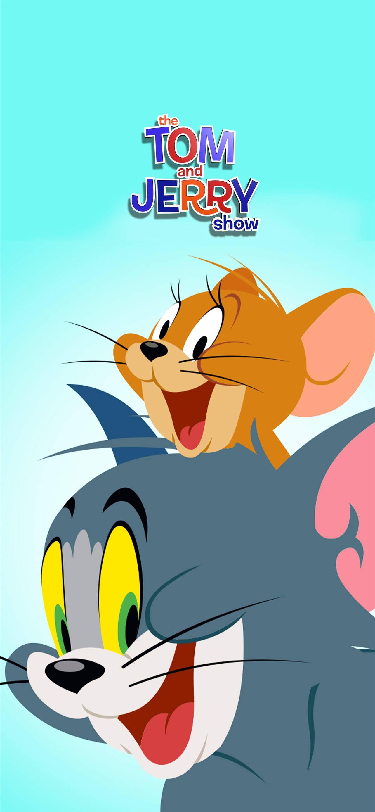 Cheerful Tom And Jerry Cartoon — 1284x2778 wallpaper