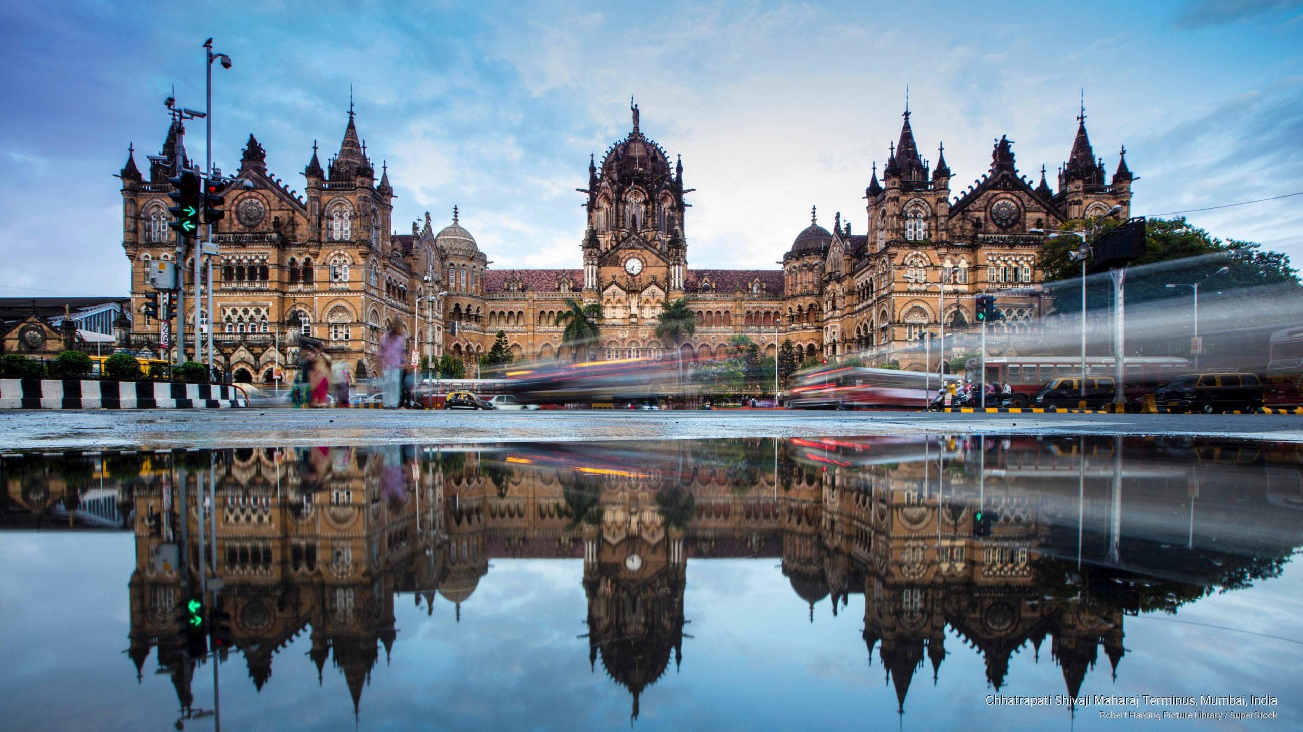 Chhatrapati Shivaji Maharaj Terminus HD — 2560x1440 wallpaper