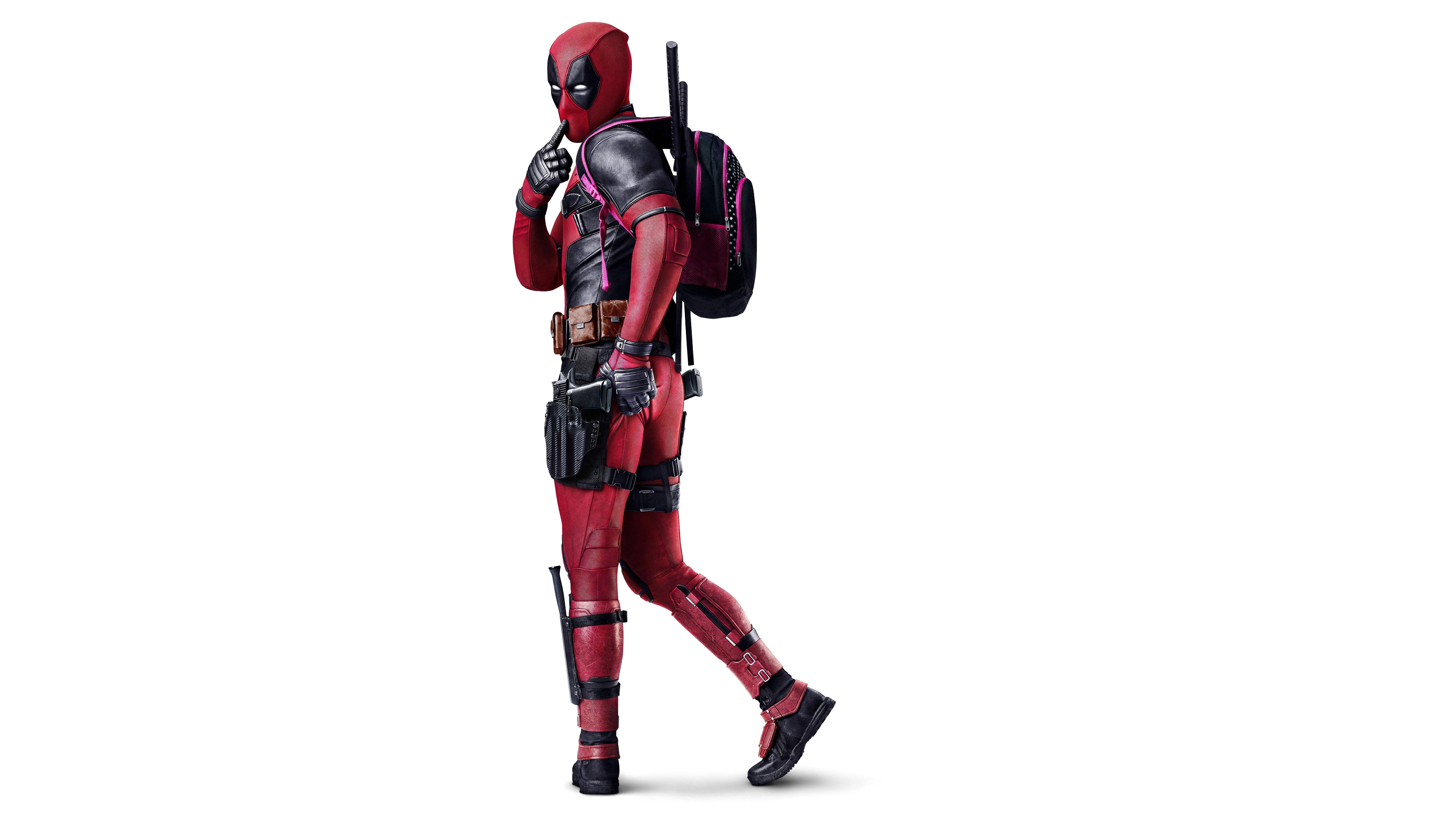 Childish Character Of Deadpool — 7680x4320 wallpaper