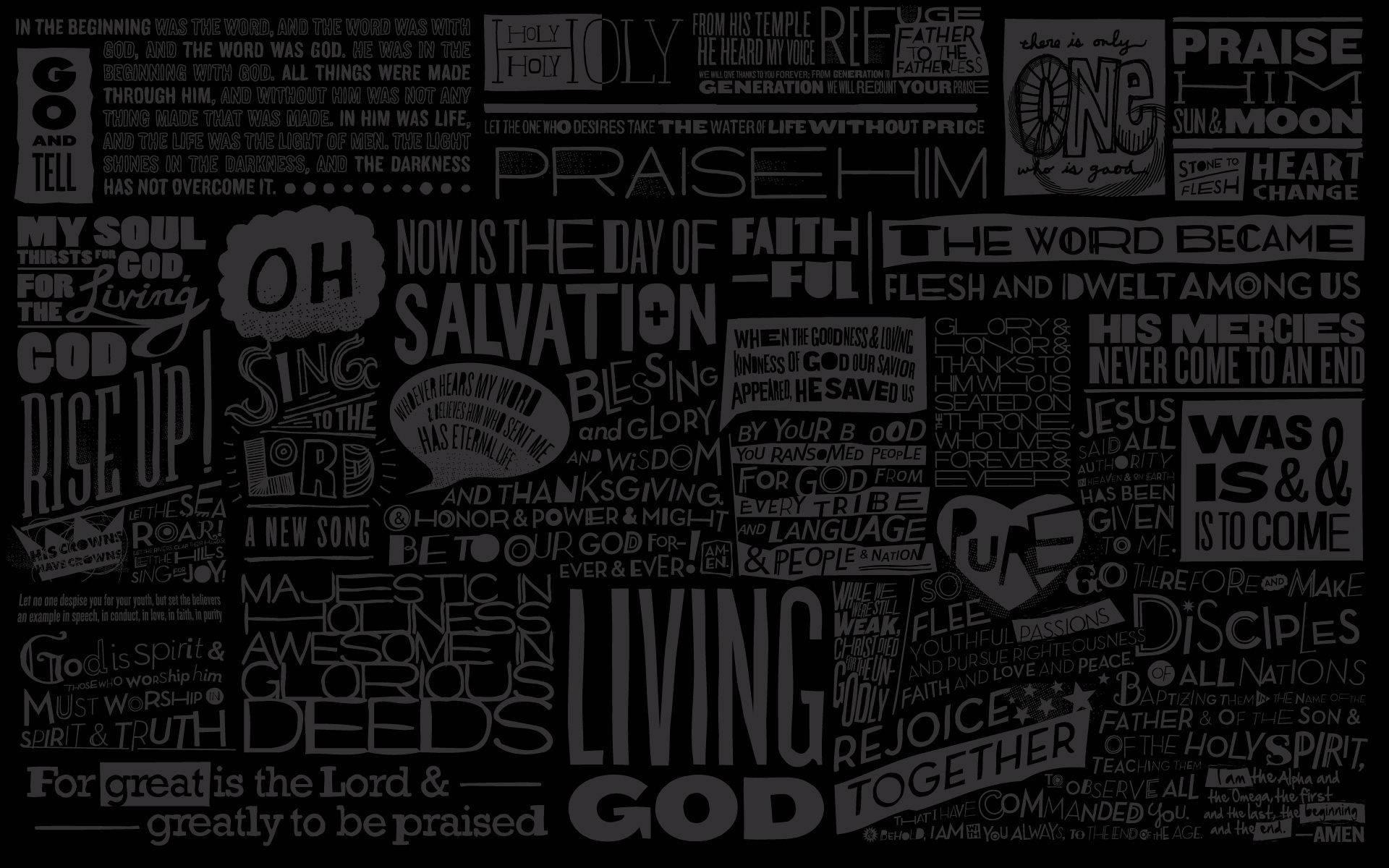 Christian Black Wall — 1920x1200 wallpaper