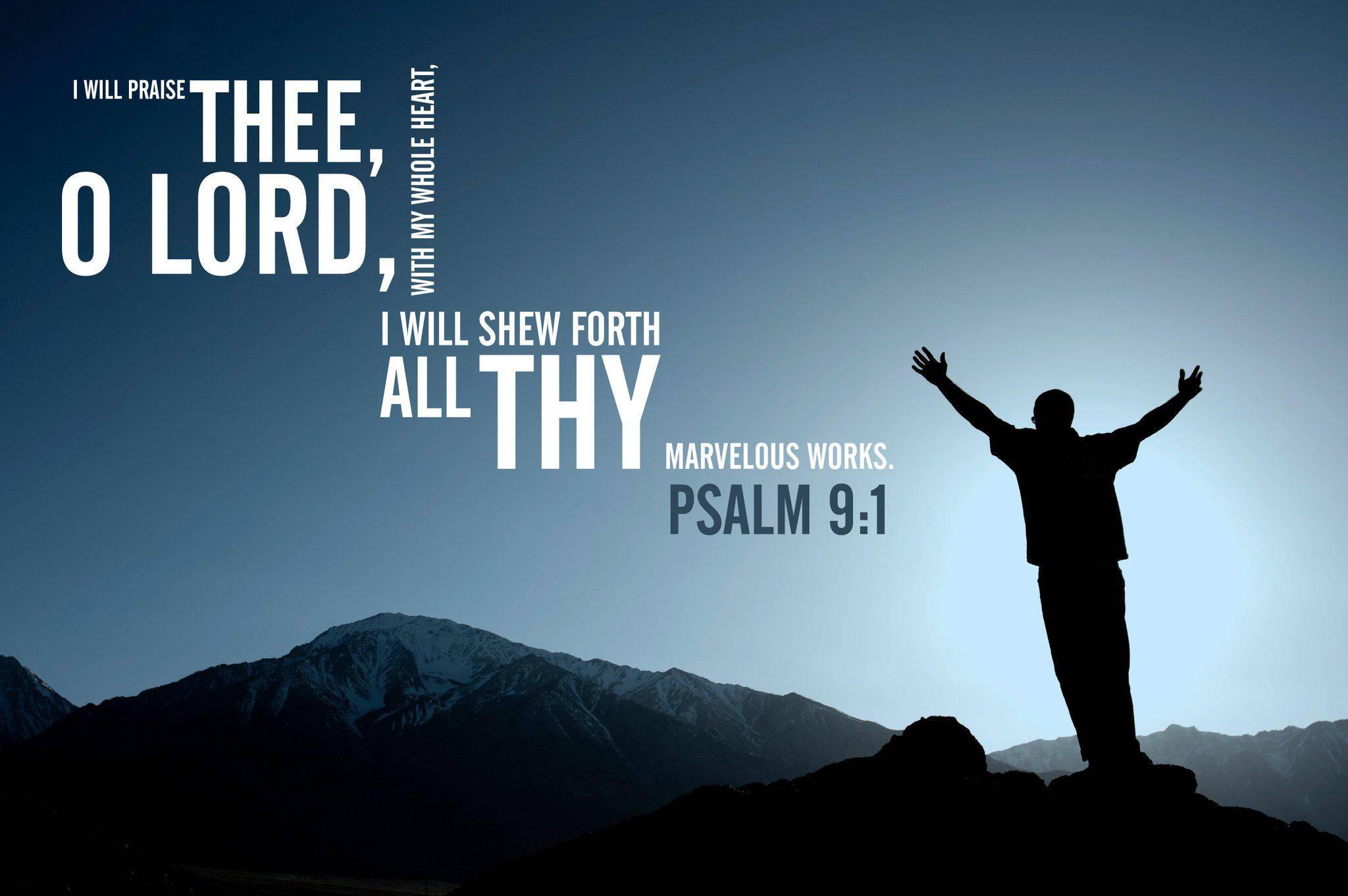 Christian Praises Psalm — 2048x1362 wallpaper