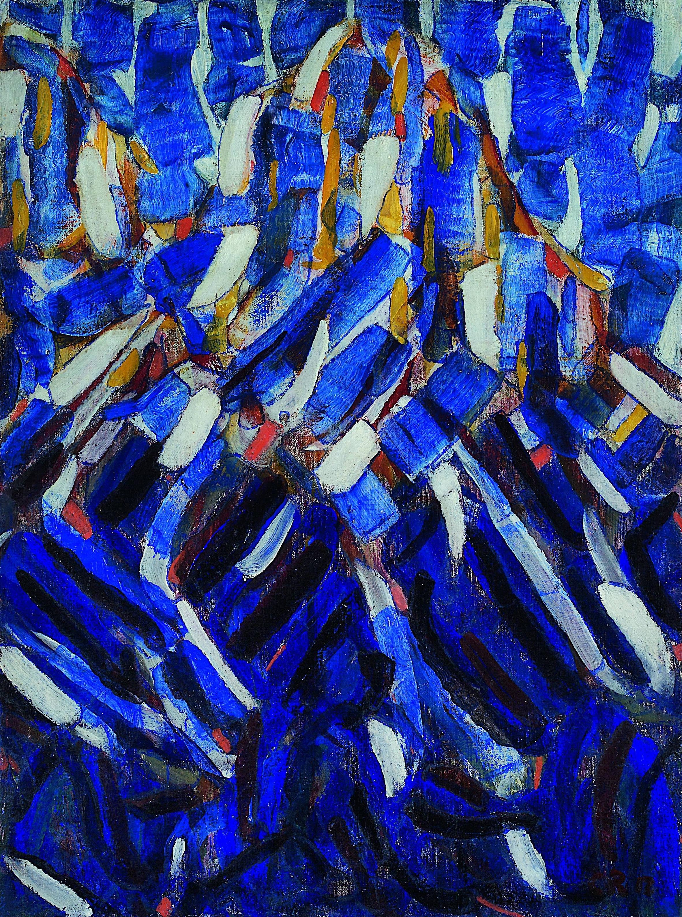 Christian Rohlfs Abstraction — 2364x3180 wallpaper