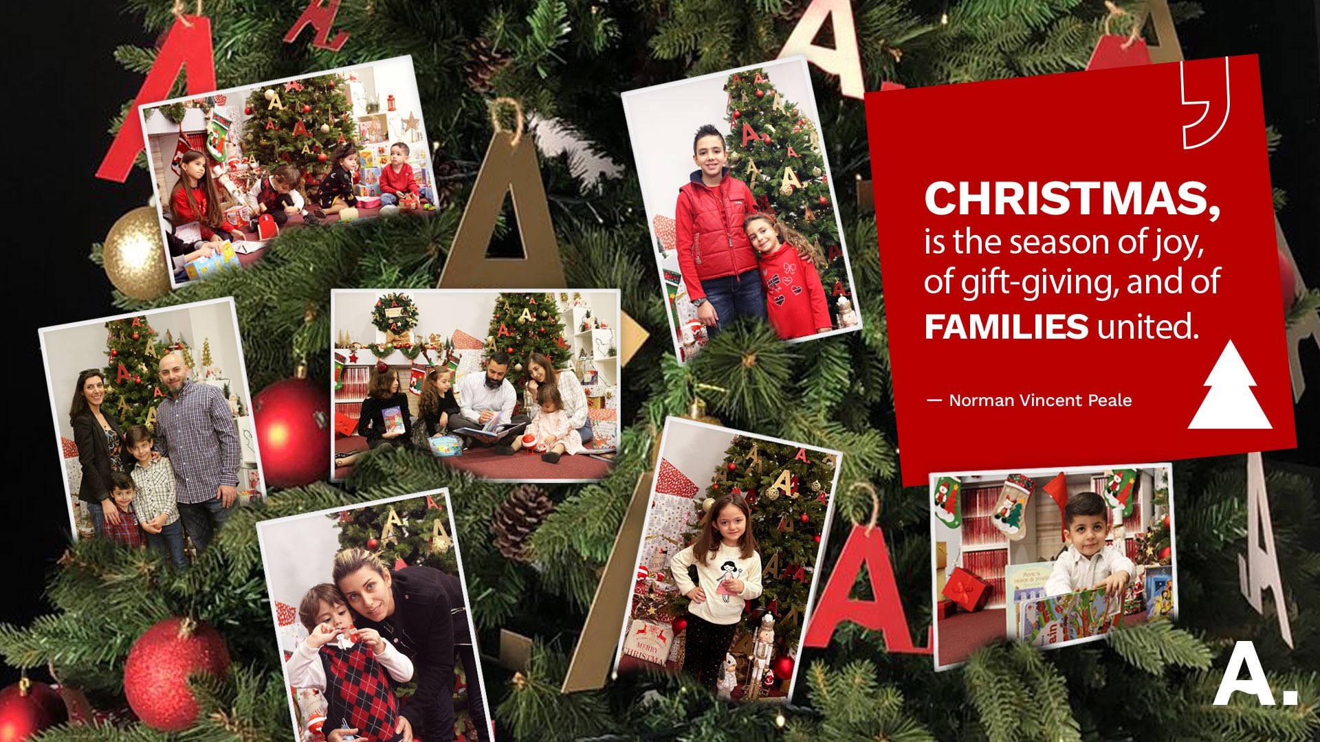 Christmas Collage On Trees — 1920x1080 wallpaper