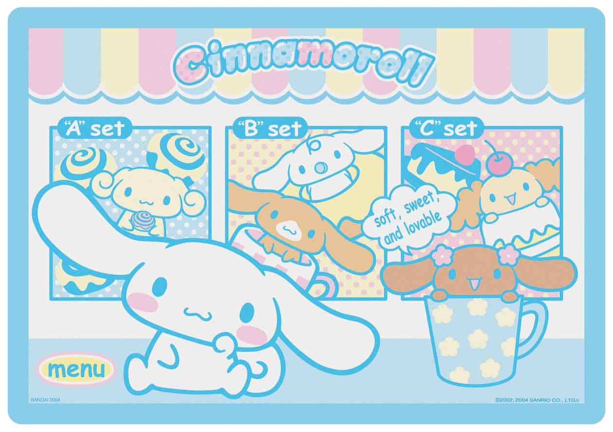 Cinnamoroll Cafe Menu