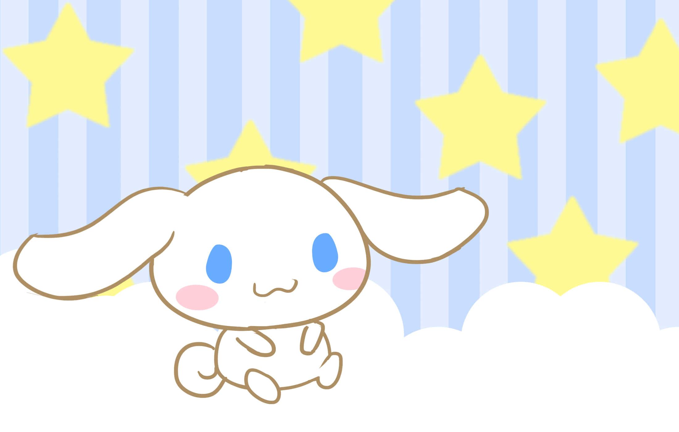 Cinnamoroll cuteness in a laptop — 2200x1400 wallpaper
