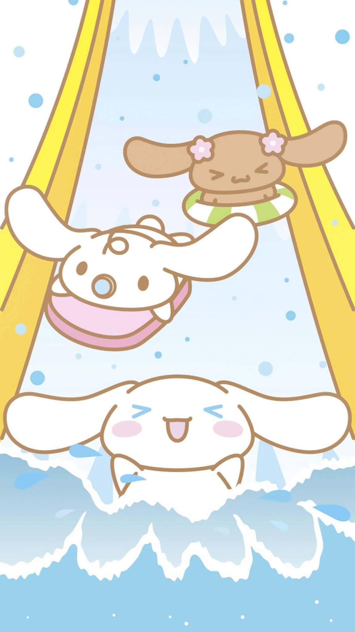 Cinnamoroll looks ever so cute in this adorable Sanrio artwork.