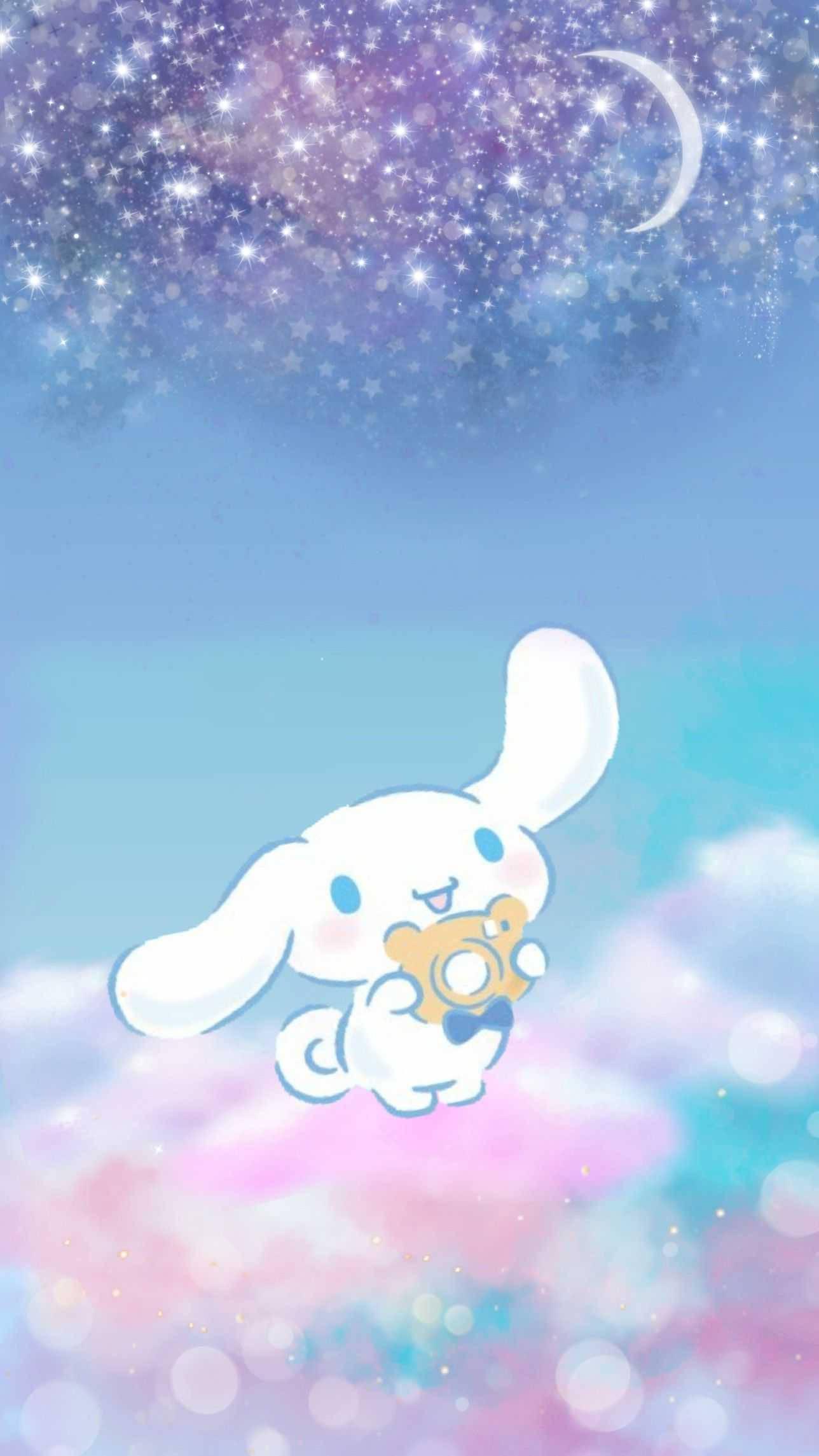 Cinnamoroll Pastel Glittery Stars
