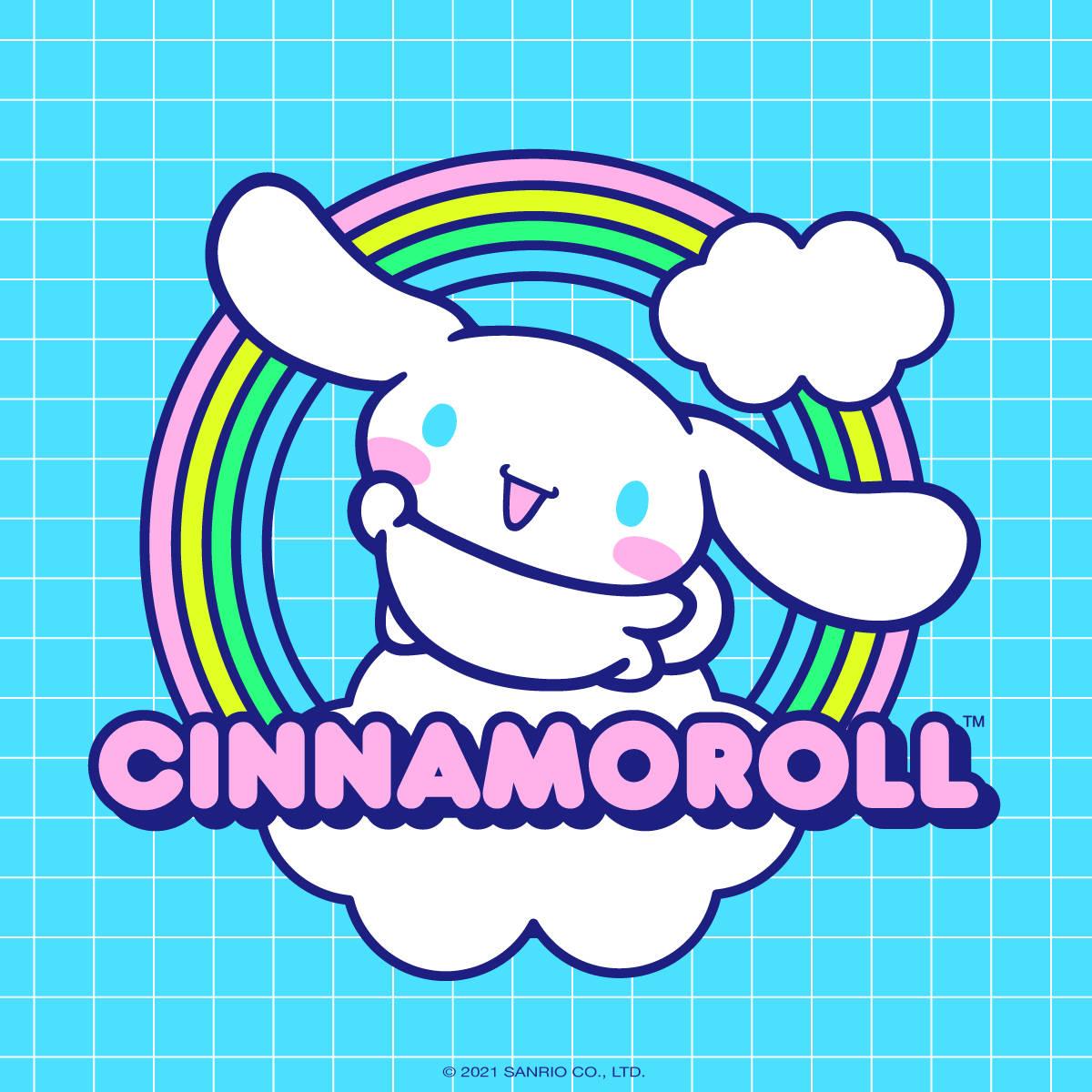 Cinnamoroll Rainbow Logo