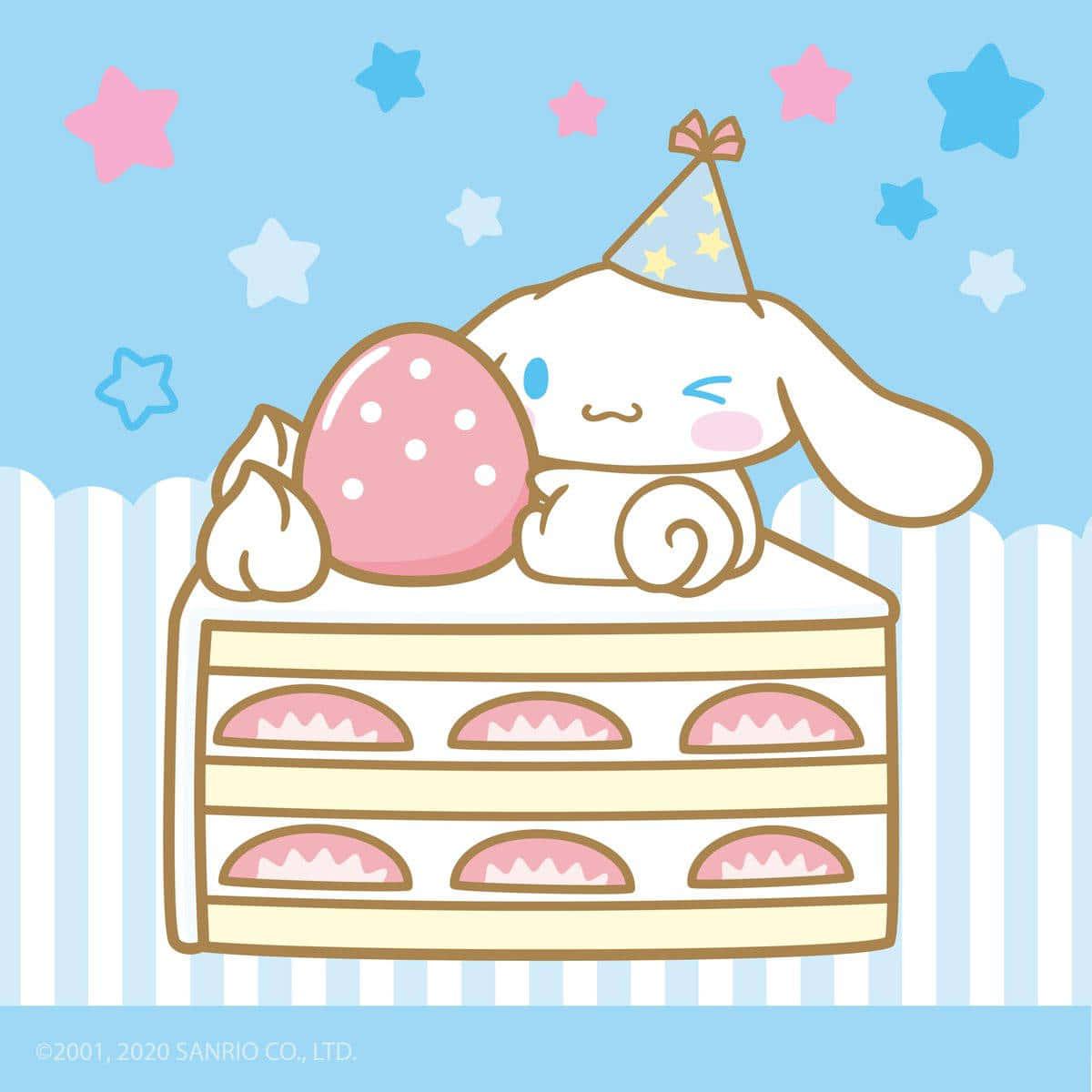 Cinnamoroll Sanrio On Top Of Bread Stand