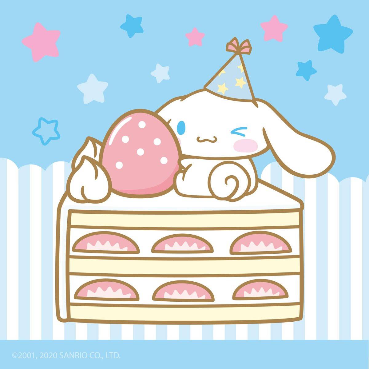 Cinnamoroll Strawberry Cake