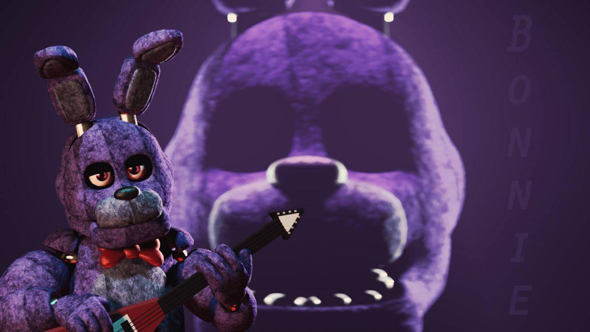 Classic Bonnie from FNAF — 1192x670 wallpaper