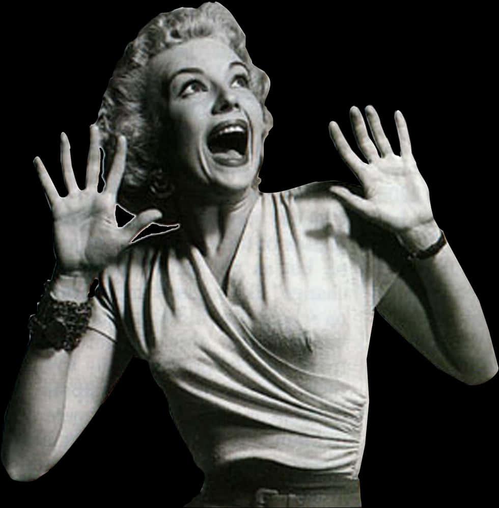 Classic Horror Scream — 980x997 wallpaper