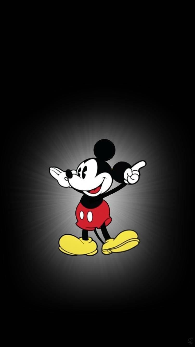 Classic Mickey Mouse — 750x1334 wallpaper