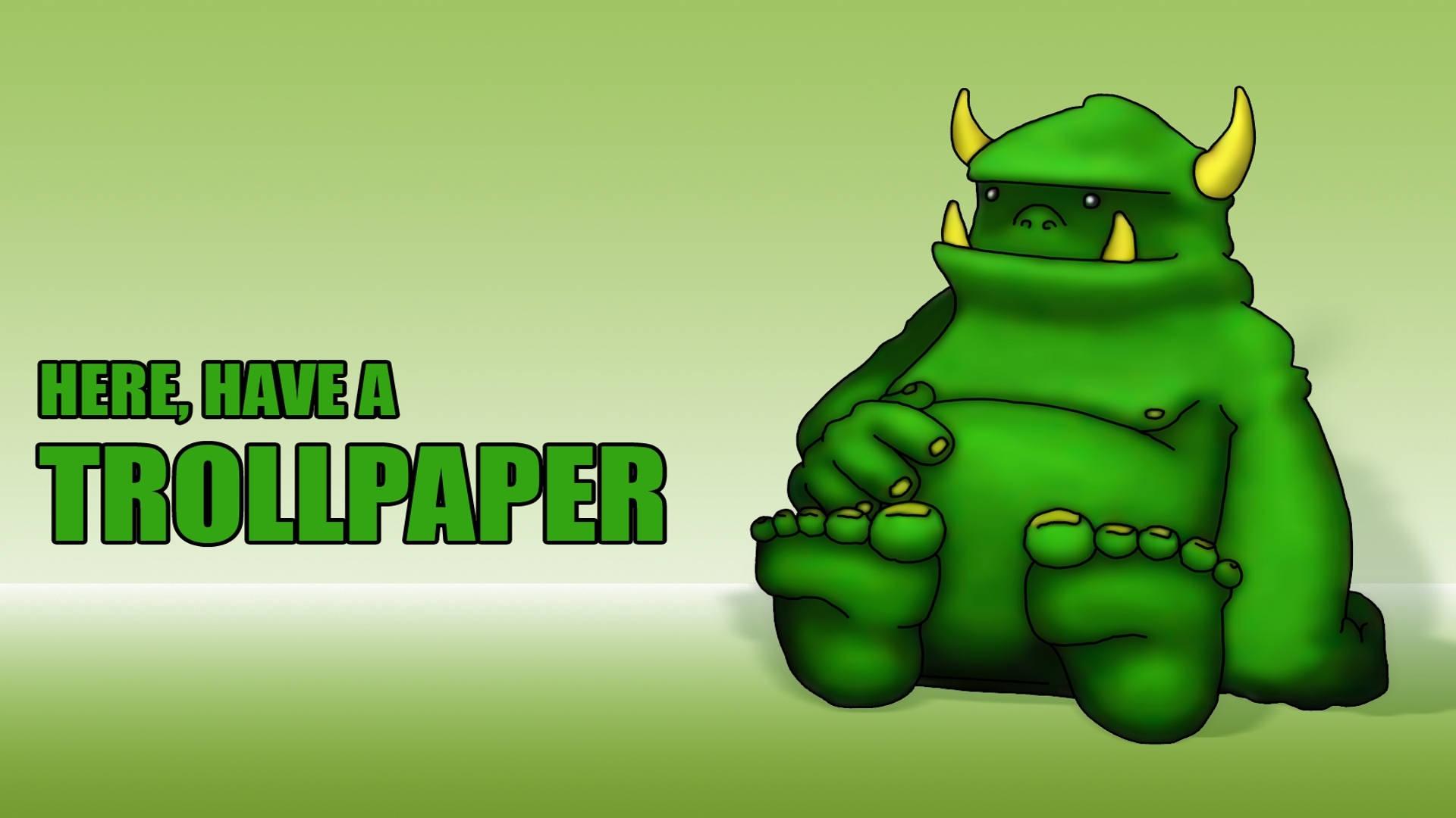 Classic Troll Funny Meme — 1920x1080 wallpaper