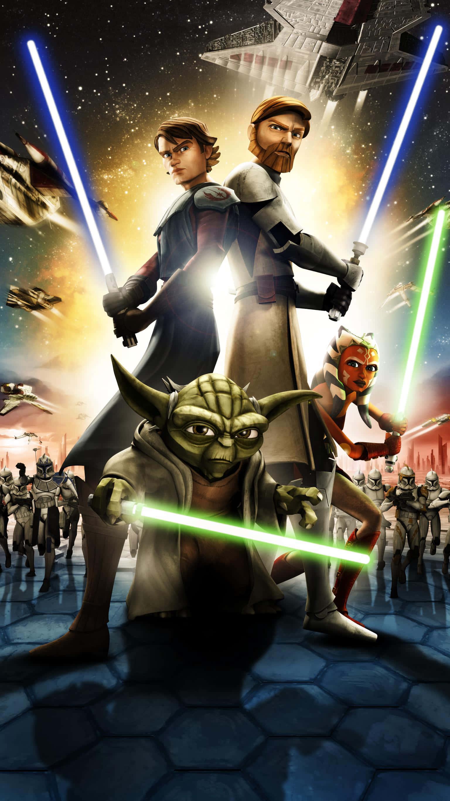 Clone Wars TV Series Poster — 1536x2732 wallpaper