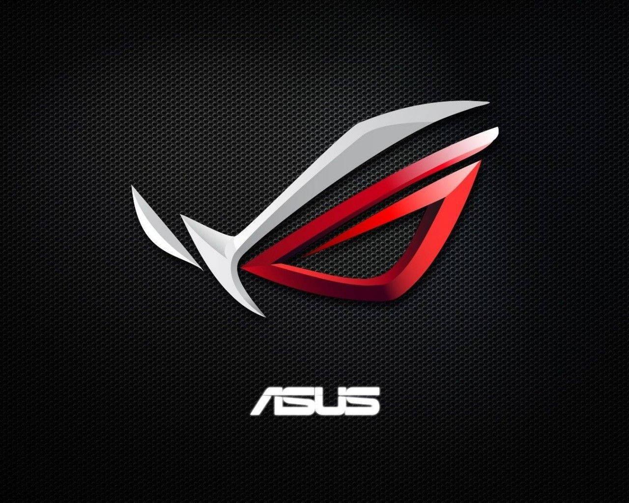 Close-Up Asus ROG Logo — 1280x1024 wallpaper