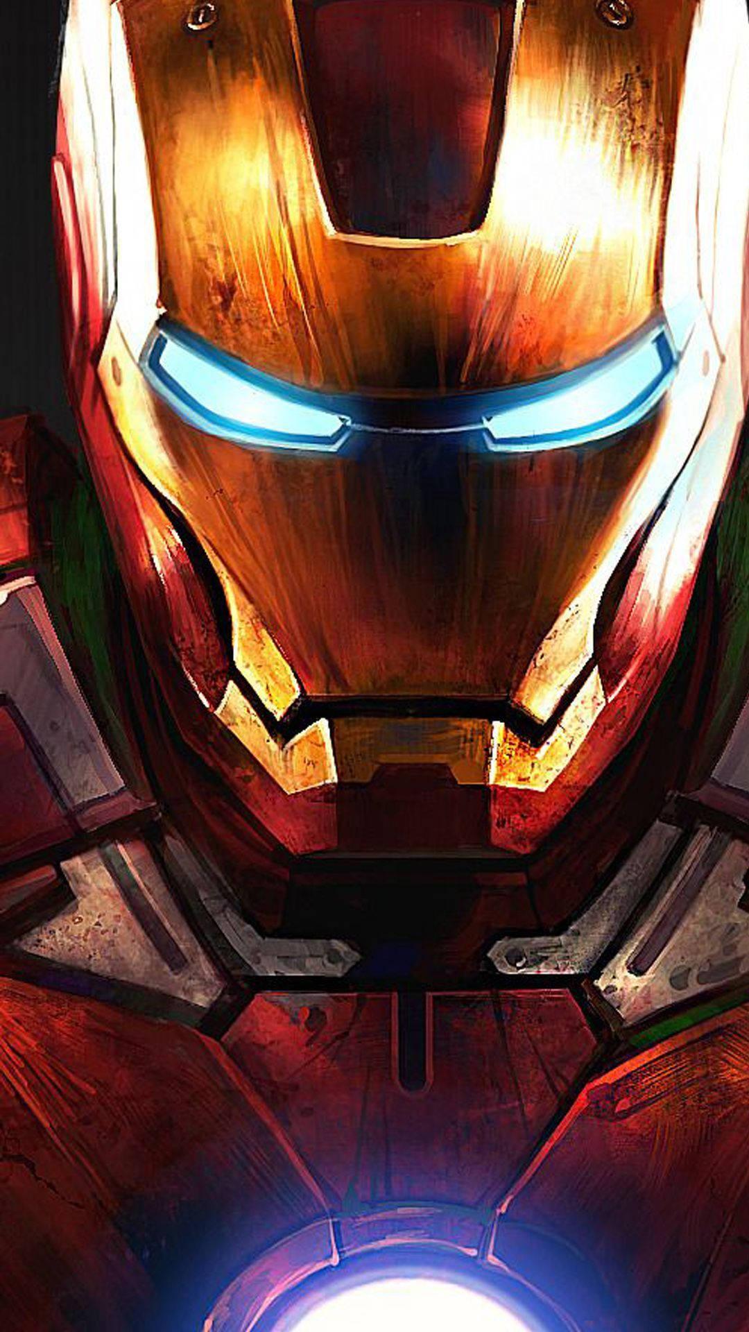 Close-Up Iron Man Full HD Phone — 1080x1920 wallpaper