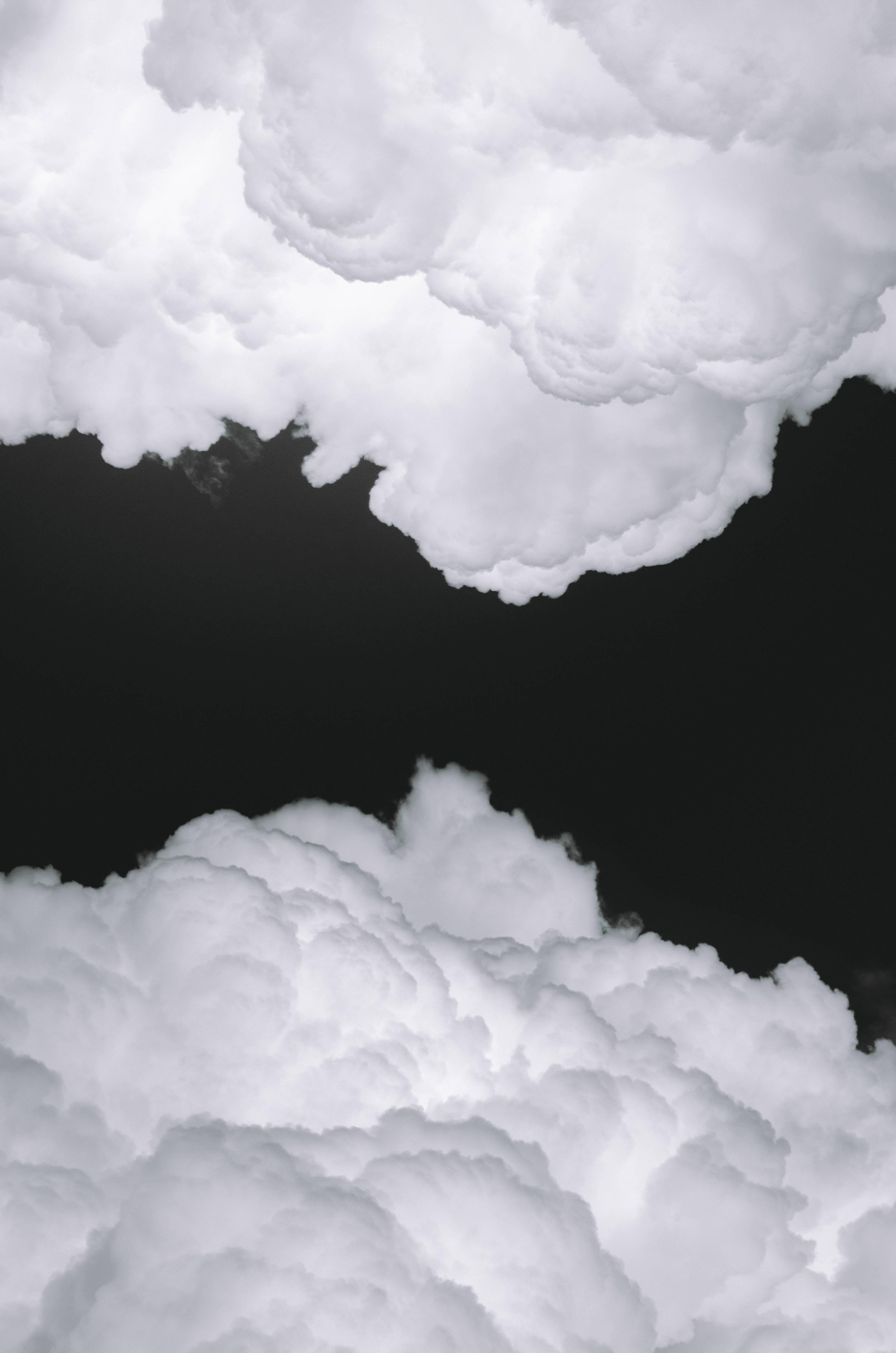 Cloudy Sky White Aesthetic — 3264x4928 wallpaper