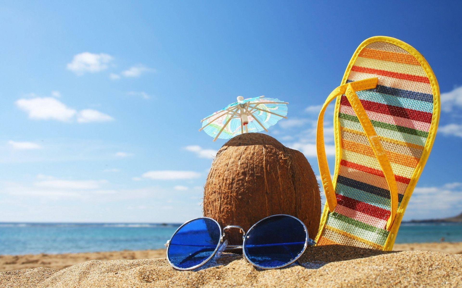 Coconut Cute Summer Photo — 1920x1200 wallpaper