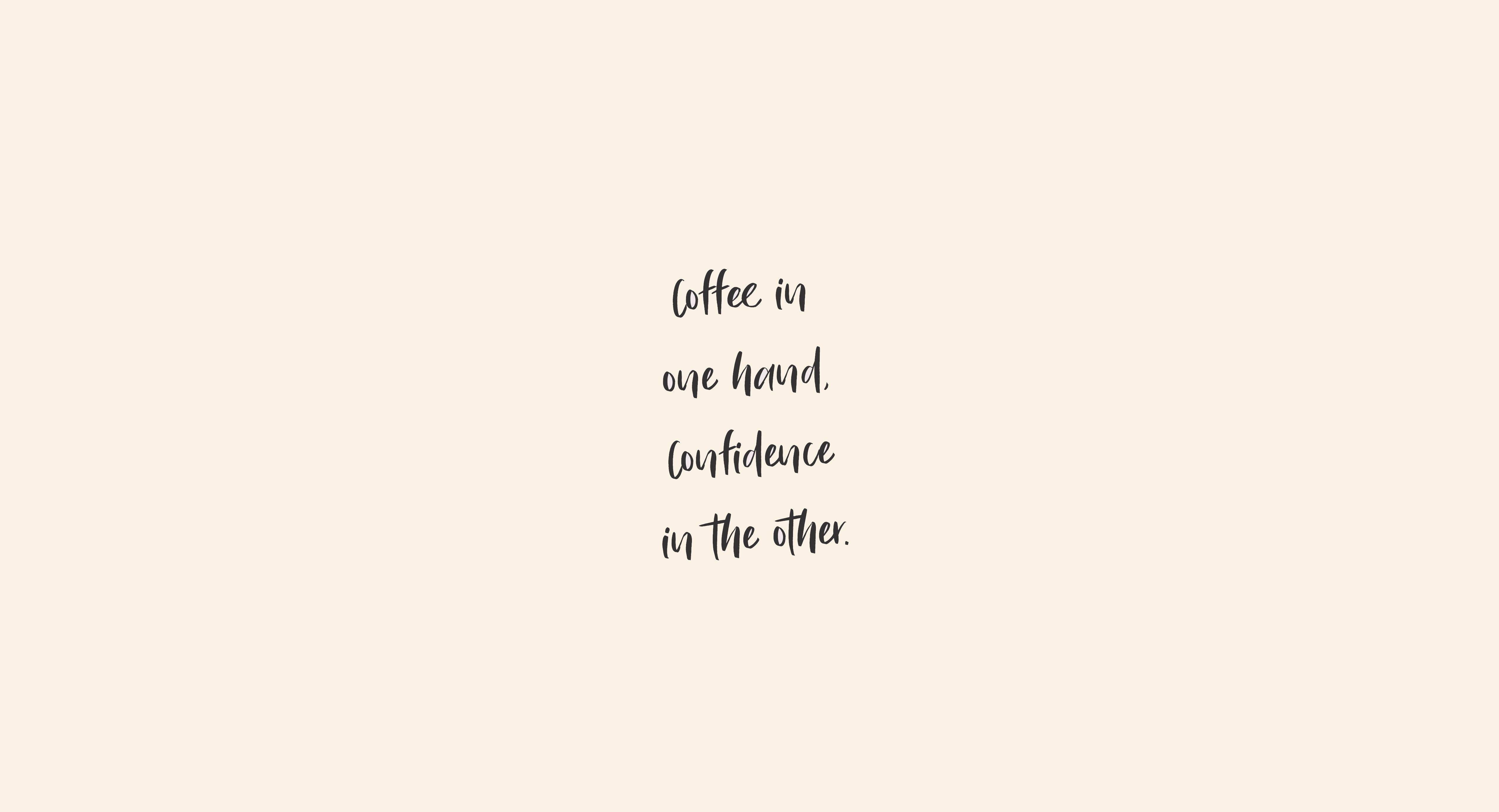 Coffee As A Motivational Aesthetic Desktop — 5102x2764 wallpaper