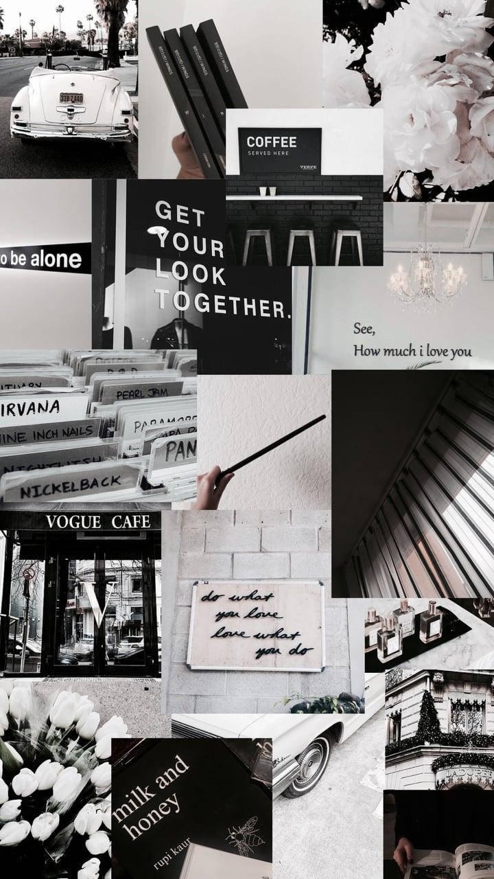 Coffee Shops Aesthetic Collage — 720x1280 wallpaper