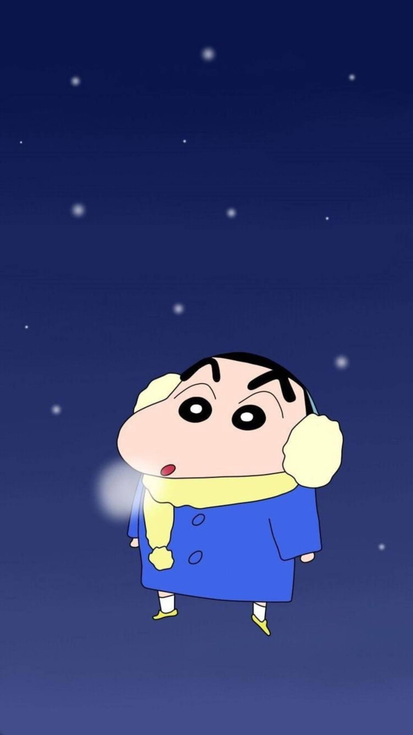 Cold Shinchan Aesthetic — 1440x2560 wallpaper