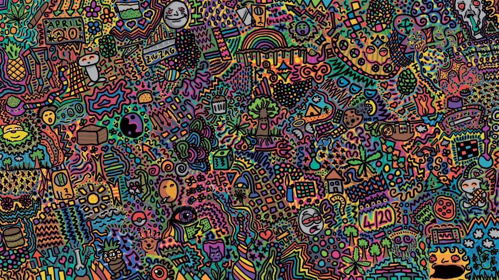 Colorful dreamscape transports viewers to an alternate reality. — 1920x1080 wallpaper