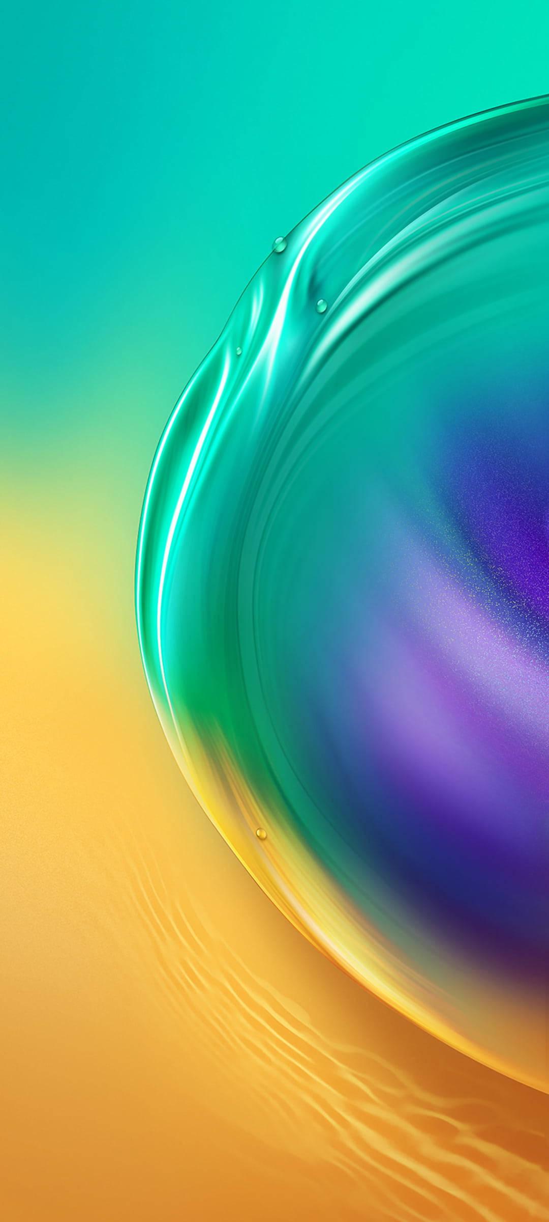 Colorful Liquid Blob On Samsung Full HD — 1080x2400 wallpaper