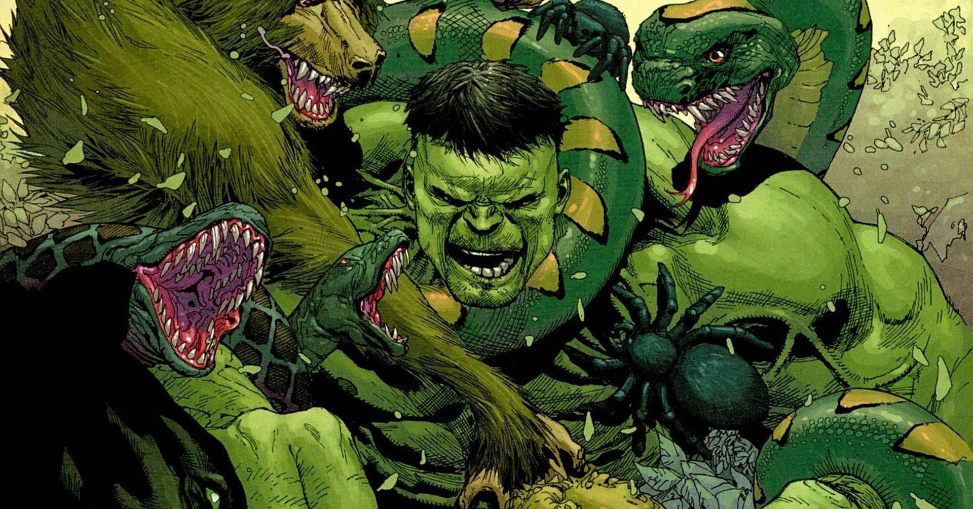 Comics Hulk Vs. Wild Beasts — 1920x1004 wallpaper