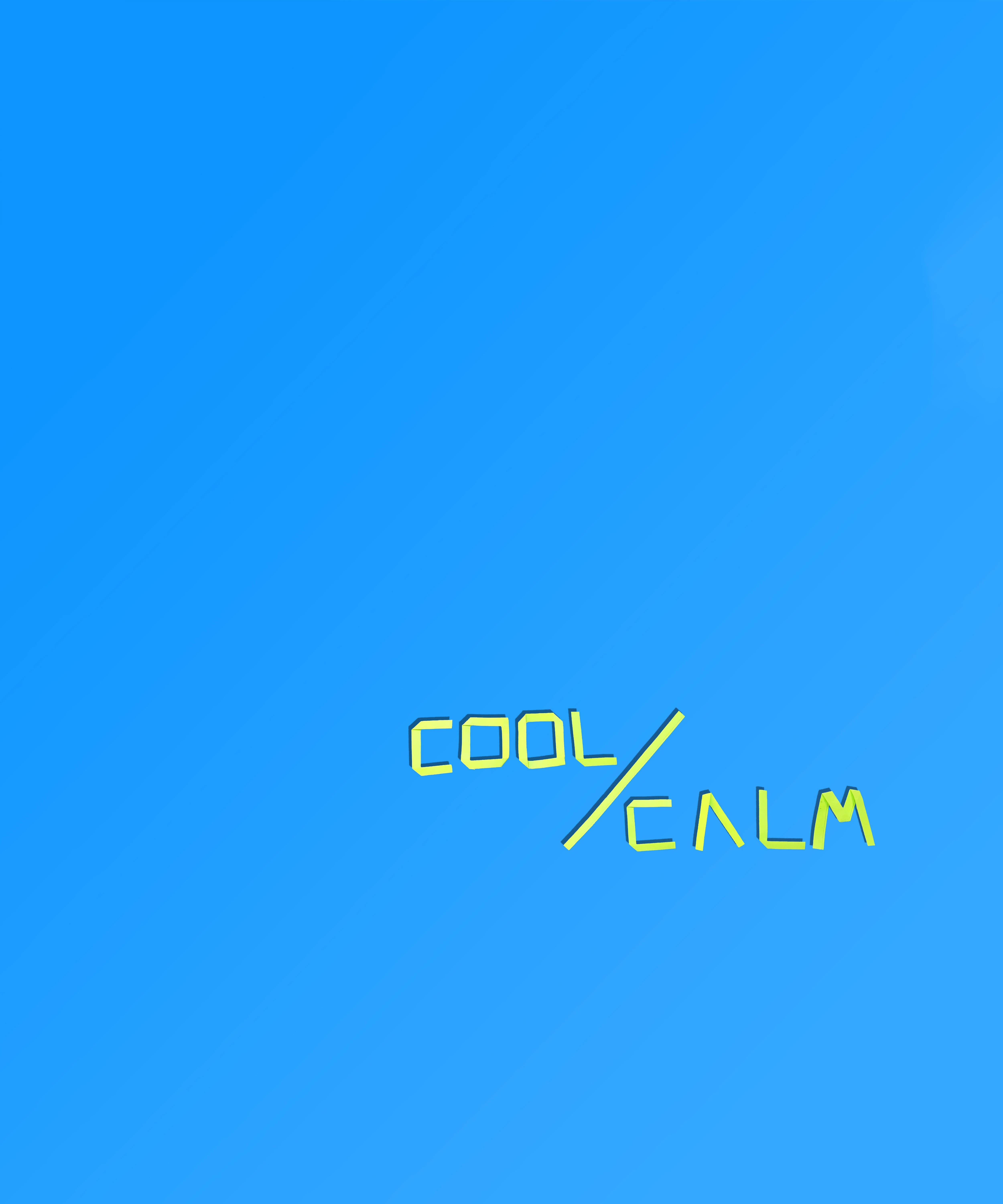 Cool And Calm Inscription — 5000x6000 wallpaper